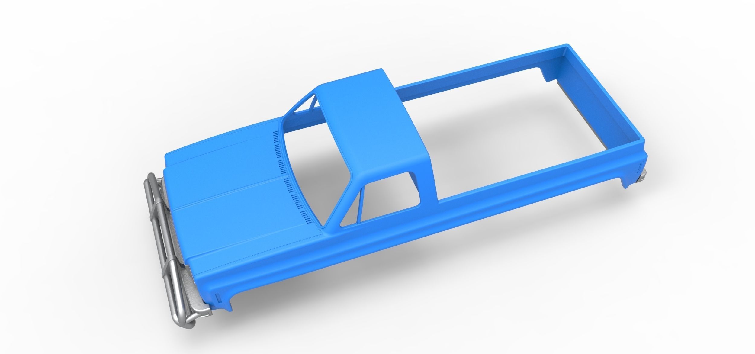 Shell for Vintage Monster tank Scale 1 to 25 3D print model_2