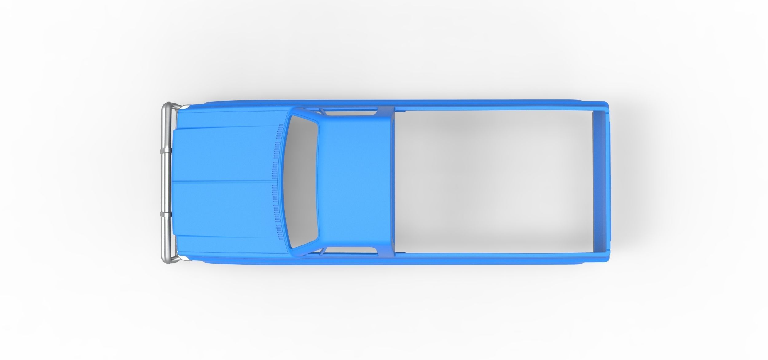 Shell for Vintage Monster tank Scale 1 to 25 3D print model_8