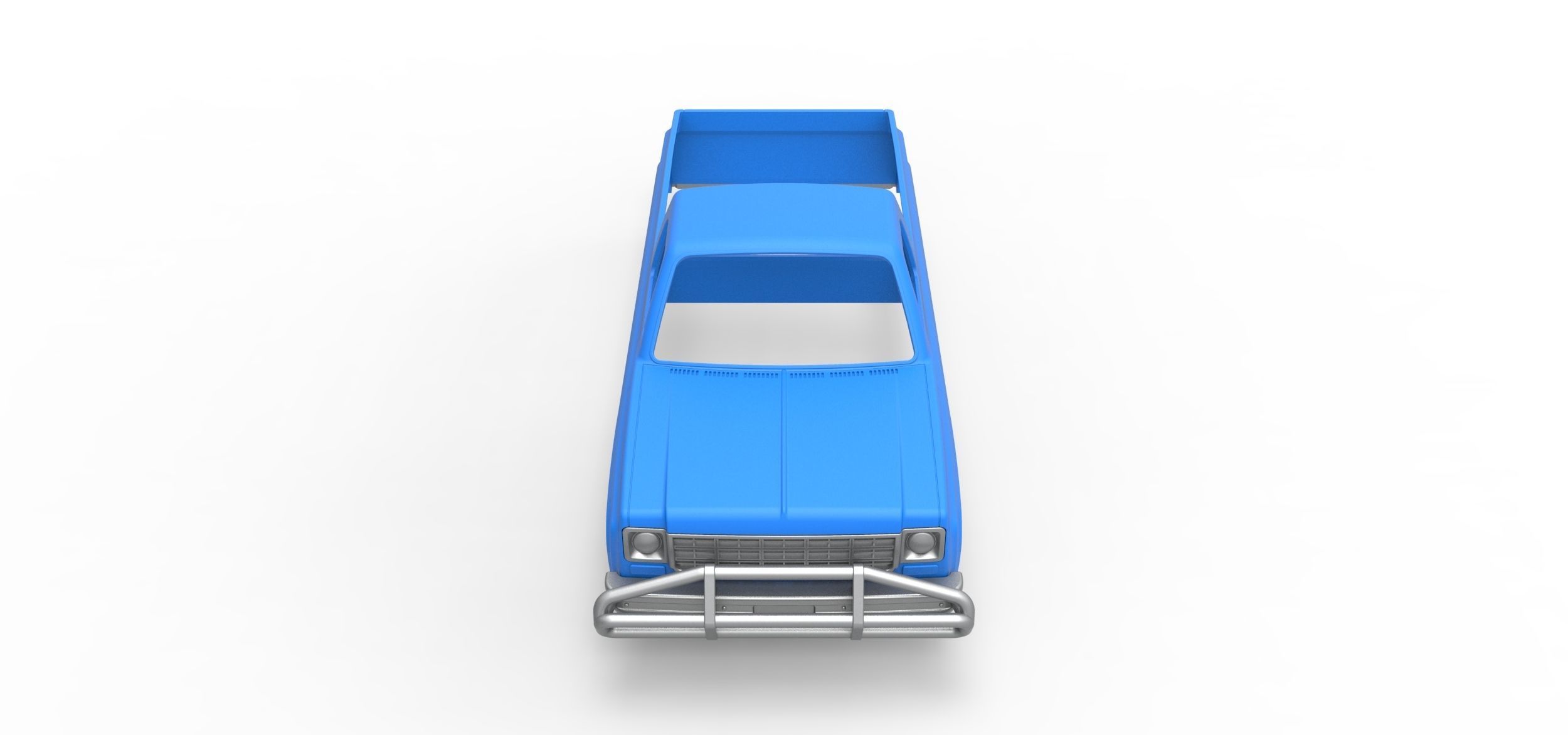 Shell for Vintage Monster tank Scale 1 to 25 3D print model_5