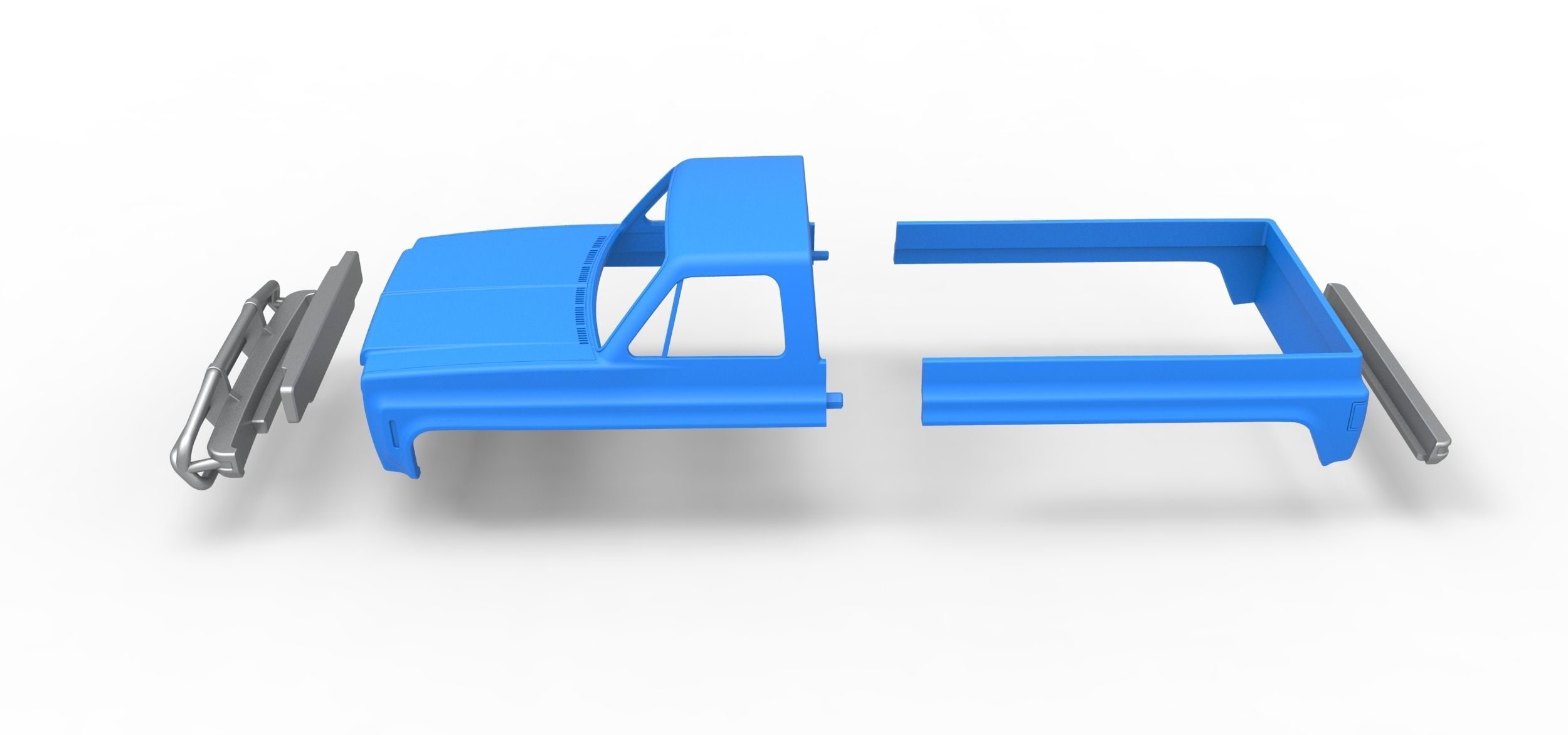 Shell for Vintage Monster tank Scale 1 to 25 3D print model_17