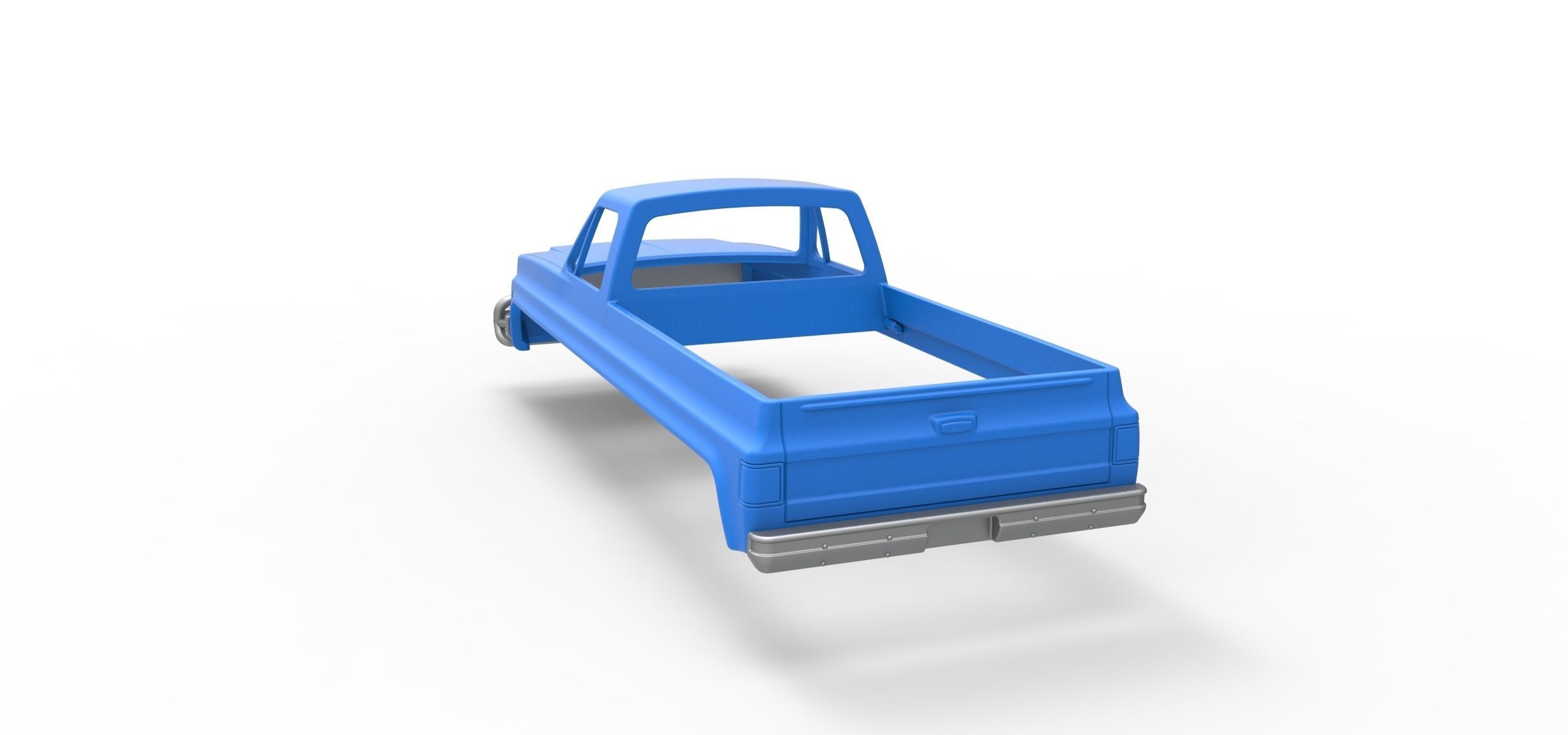 Shell for Vintage Monster tank Scale 1 to 25 3D print model_10