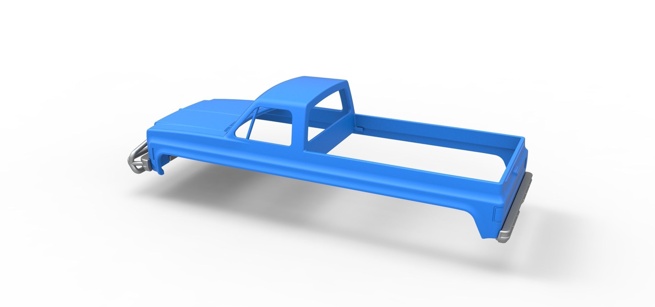 Shell for Vintage Monster tank Scale 1 to 25 3D print model_9