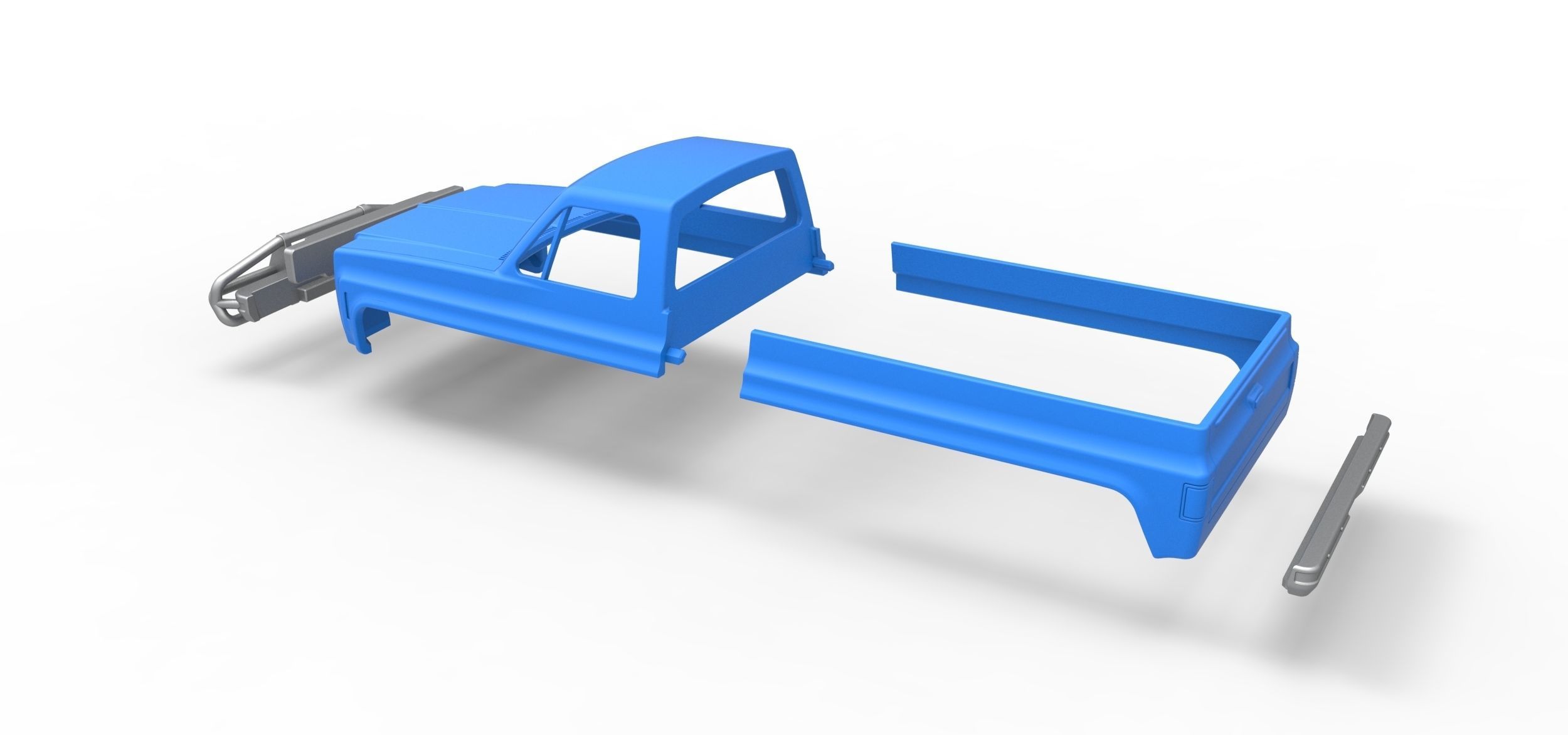 Shell for Vintage Monster tank Scale 1 to 25 3D print model_18