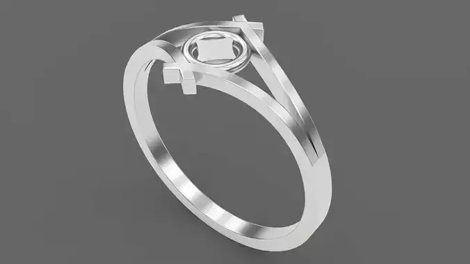 Eye Ring 3D print model
