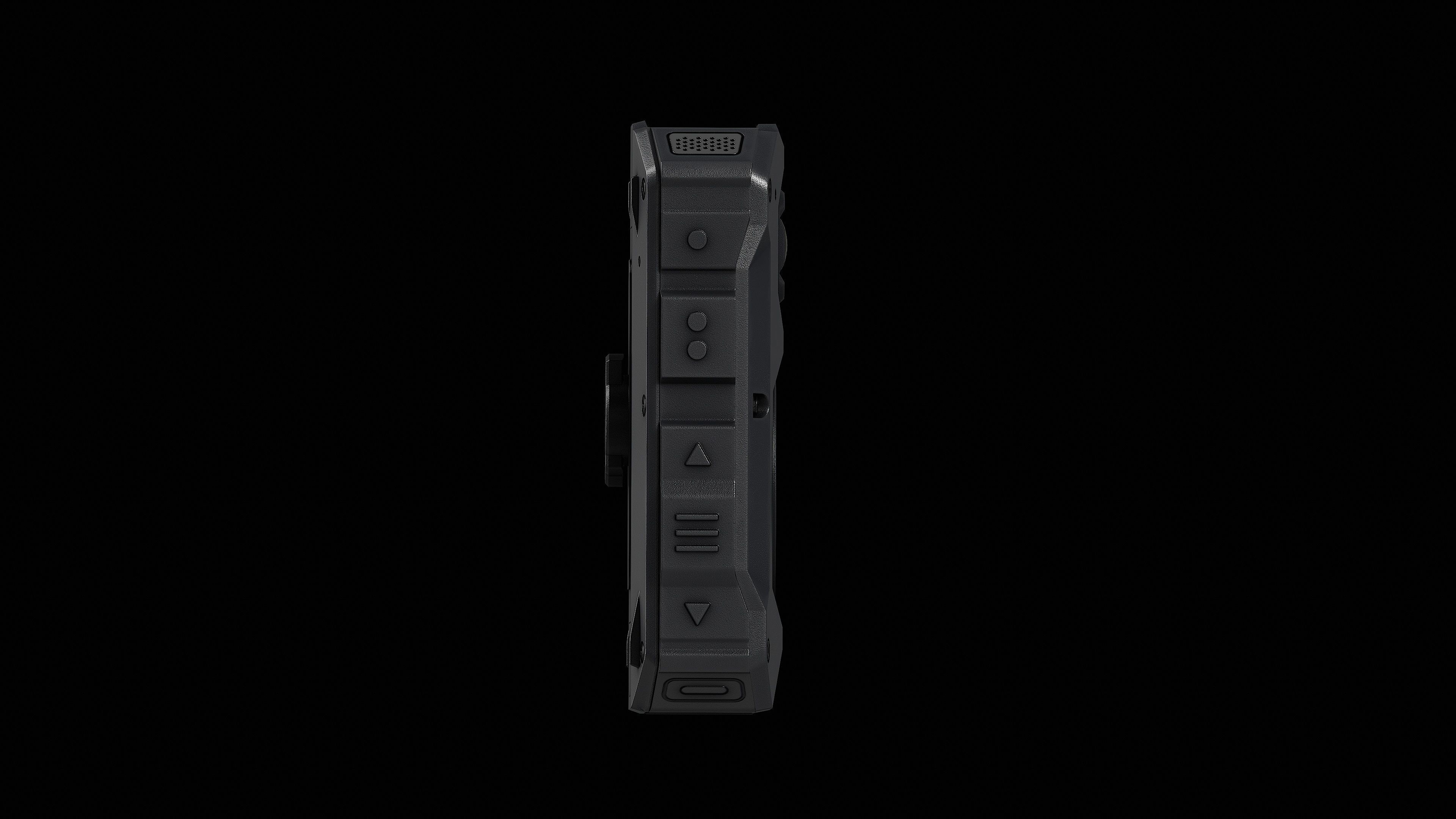 Axon Body 4 Body Camera Low-poly 3D model_7