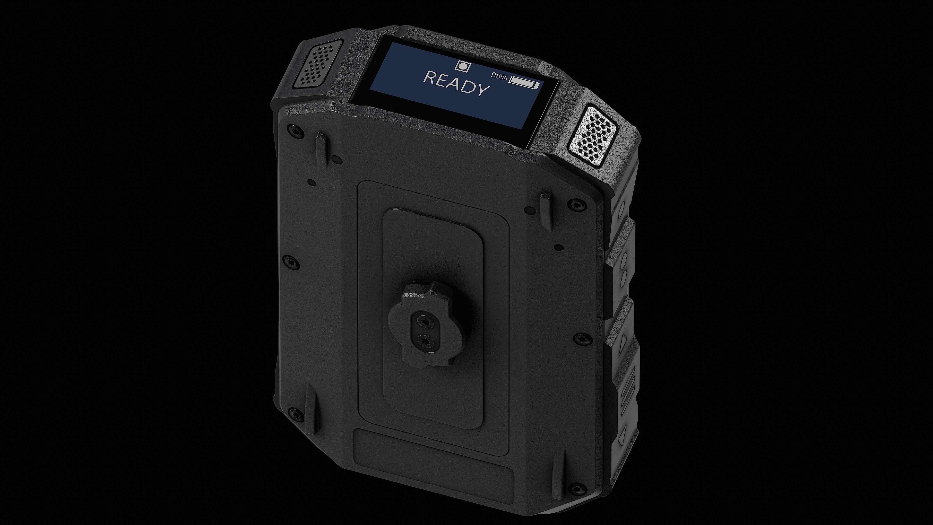 Axon Body 4 Body Camera Low-poly 3D model_8