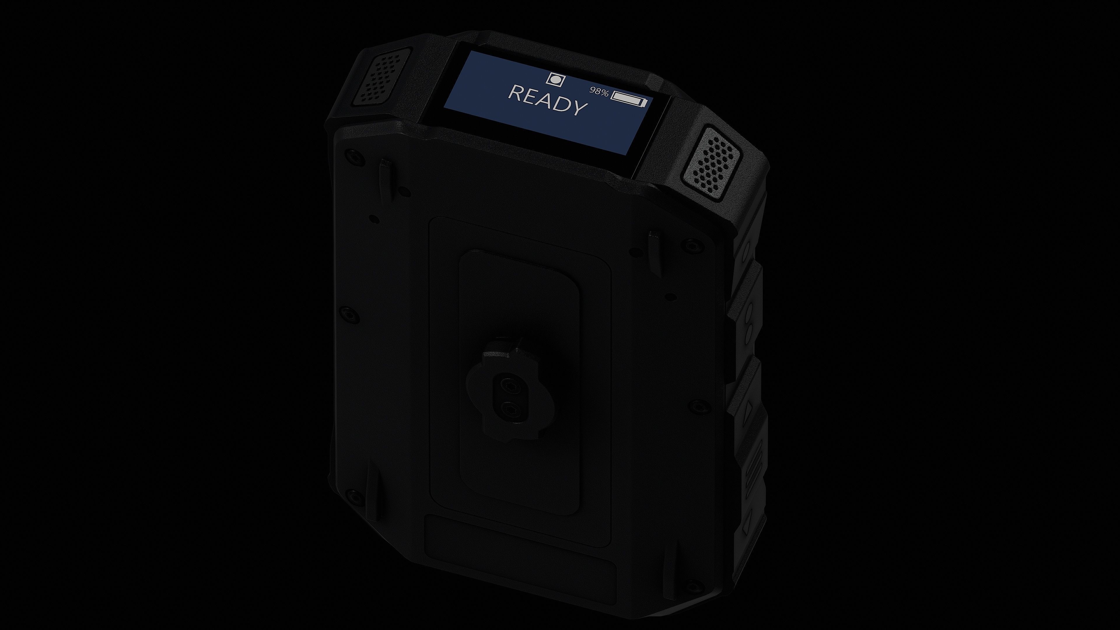 Axon Body 4 Body Camera Low-poly 3D model_9