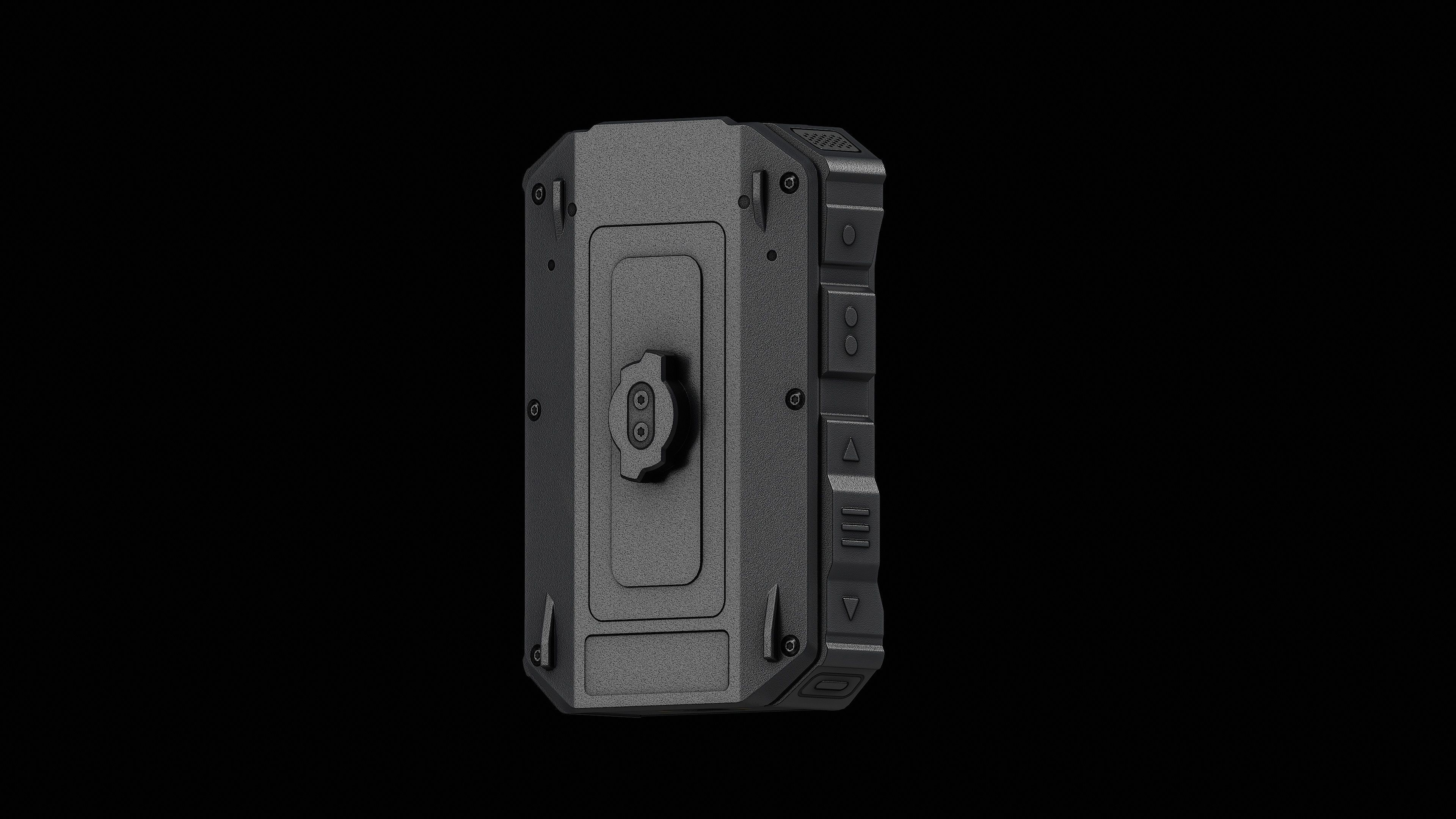 Axon Body 4 Body Camera Low-poly 3D model_6