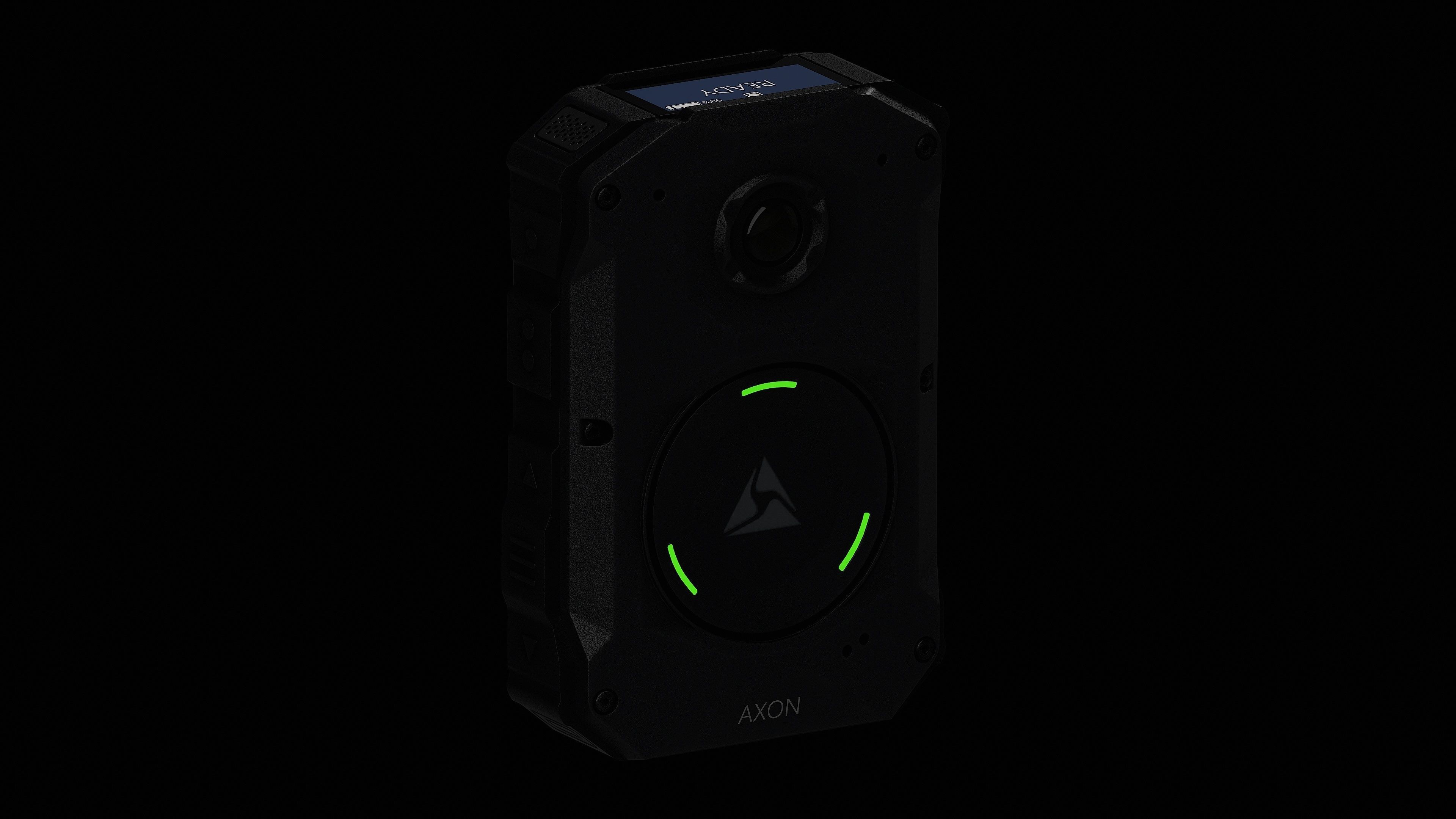 Axon Body 4 Body Camera Low-poly 3D model_10