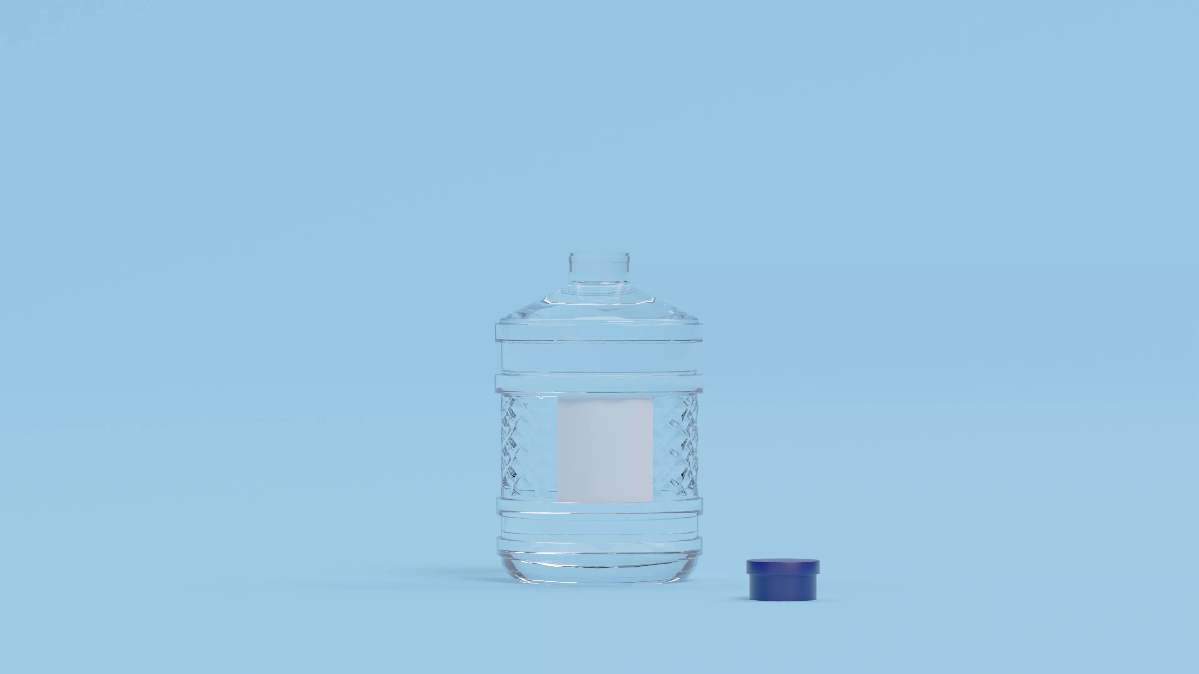 20L Water Bottle 3D model 3D model_0