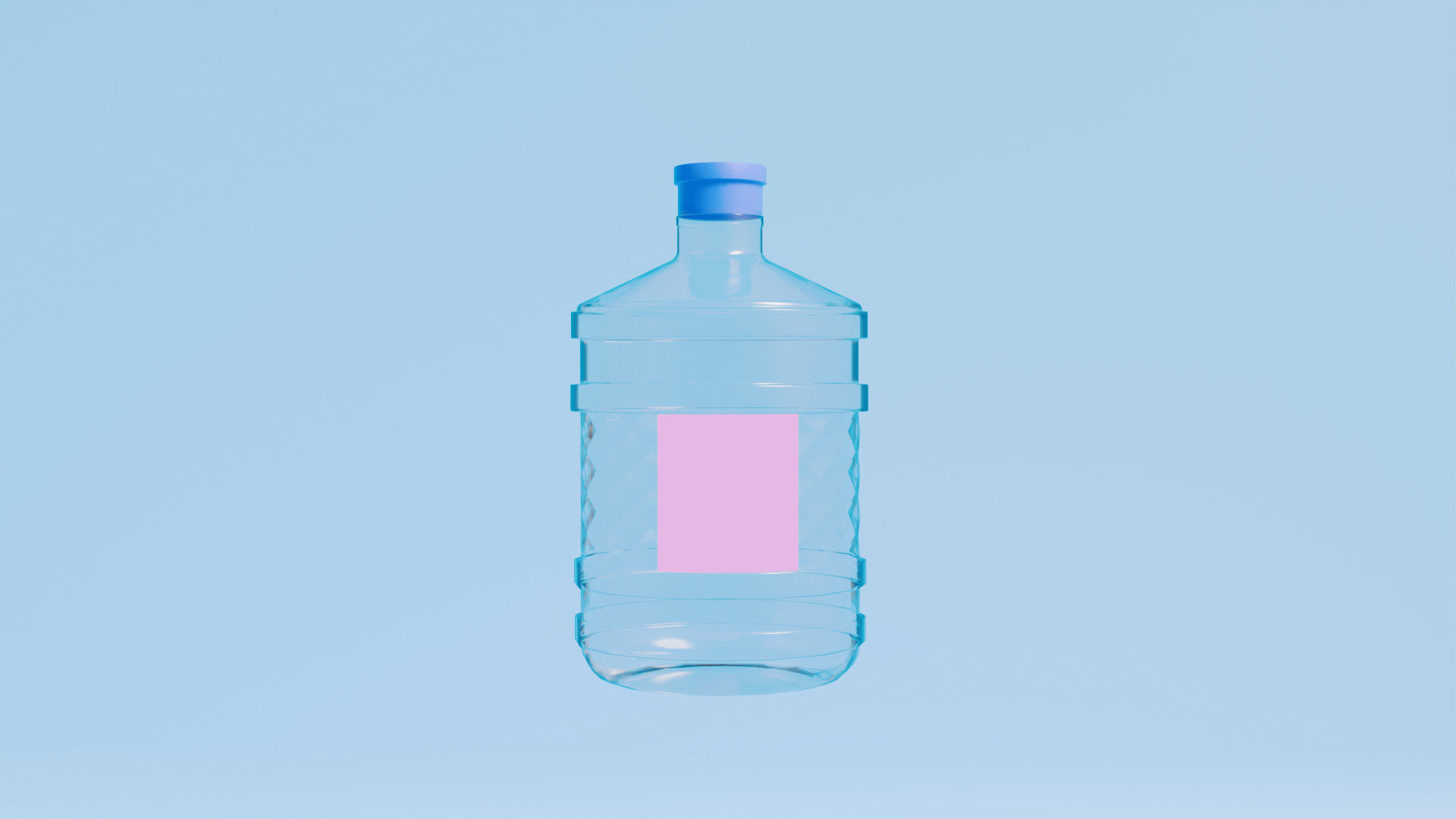 20L Water Bottle 3D model 3D model_2