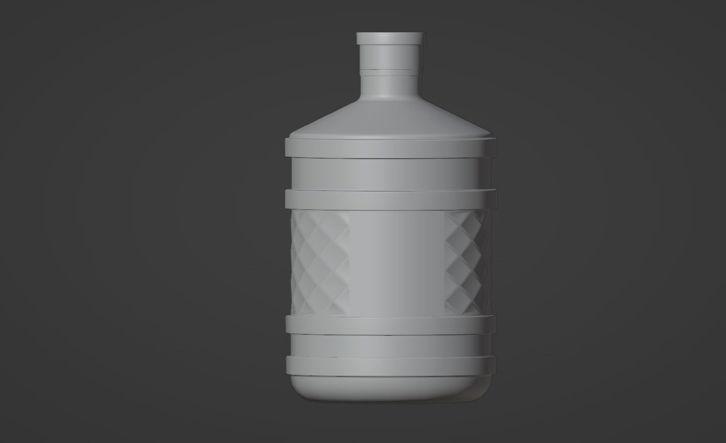 20L Water Bottle 3D model 3D model_3