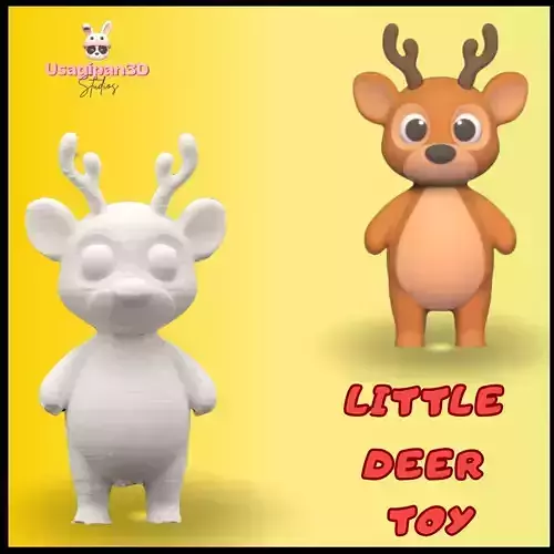 Little Deer Toy 3D print model Little Deer Toy 3D print model