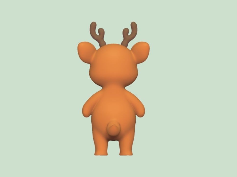 Little Deer Toy 3D print model_4