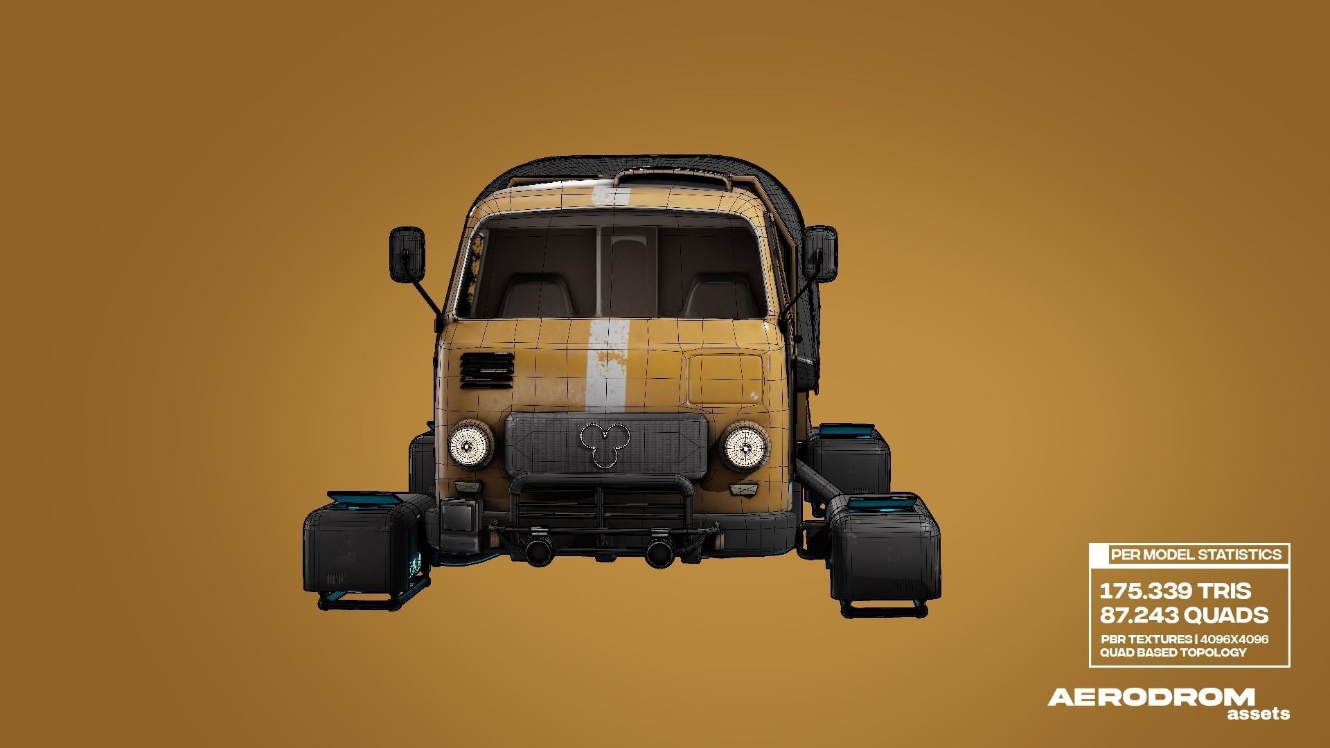 Tam800 - GameReady Sci-fi Vehicle - AR - VR 3D model_30