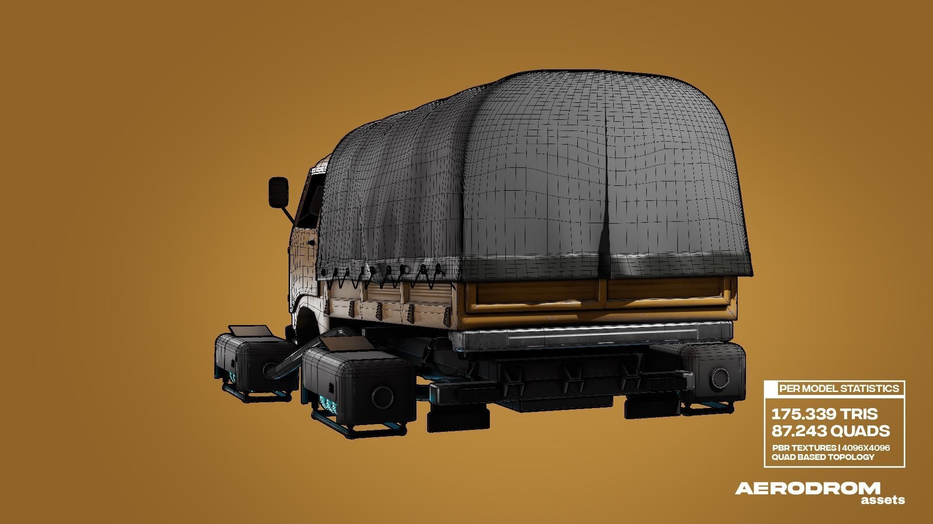 Tam800 - GameReady Sci-fi Vehicle - AR - VR 3D model_24
