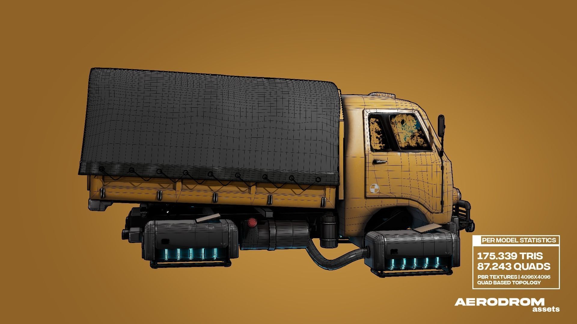 Tam800 - GameReady Sci-fi Vehicle - AR - VR 3D model_20