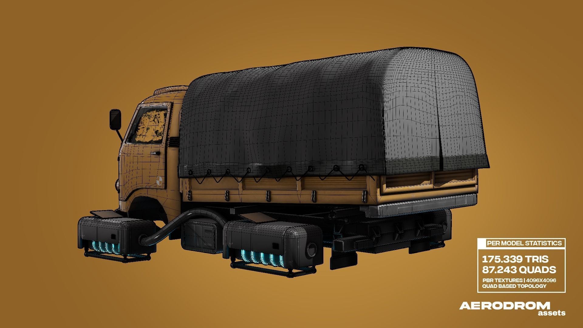 Tam800 - GameReady Sci-fi Vehicle - AR - VR 3D model_25