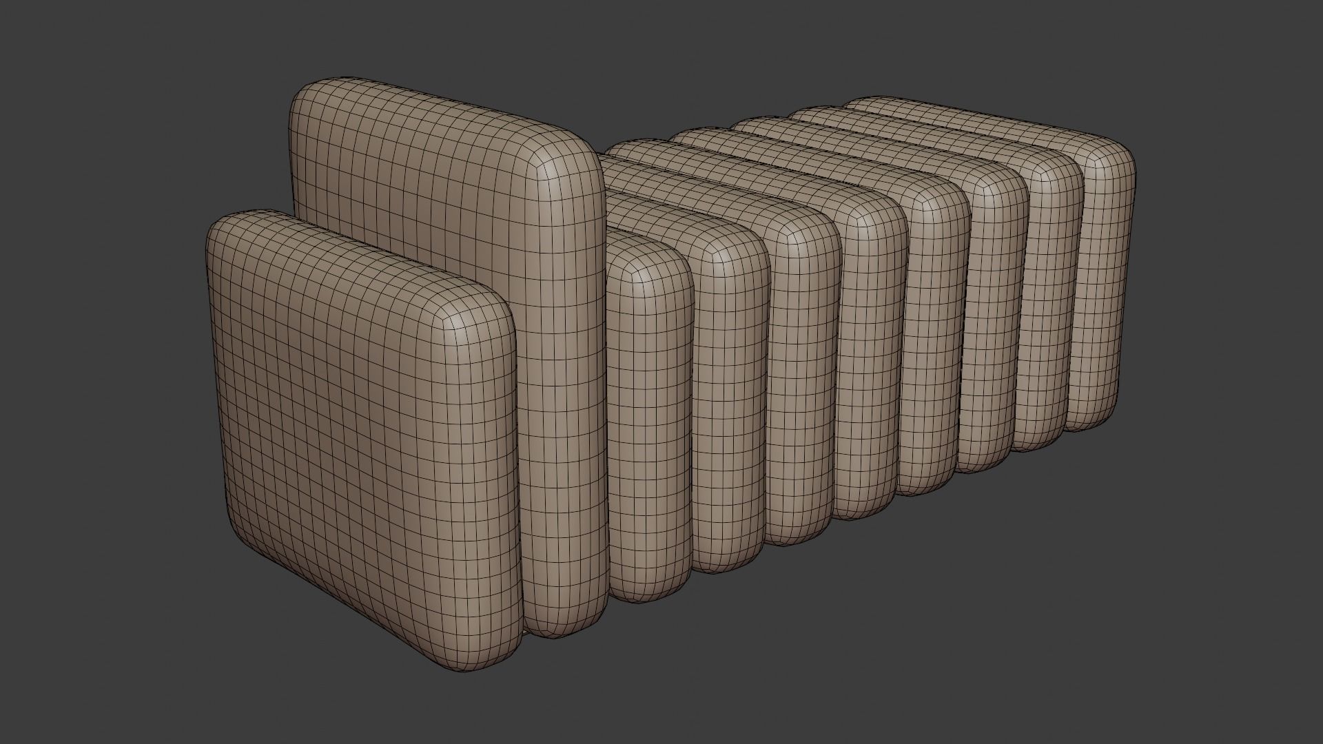 Sofa in a light and luxurious style 3D model_7