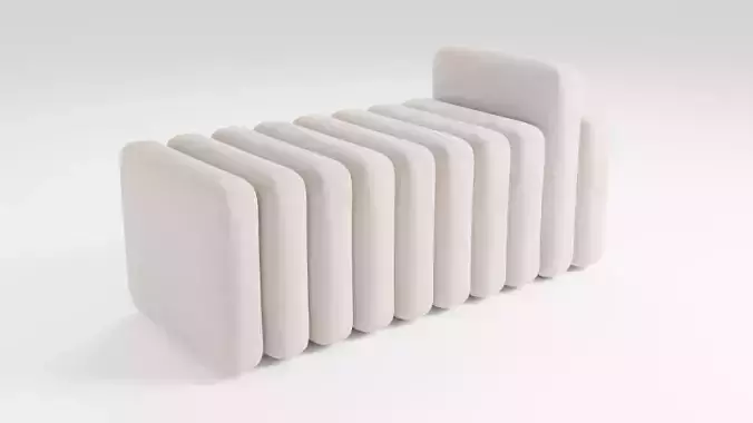 Sofa in a light and luxurious style