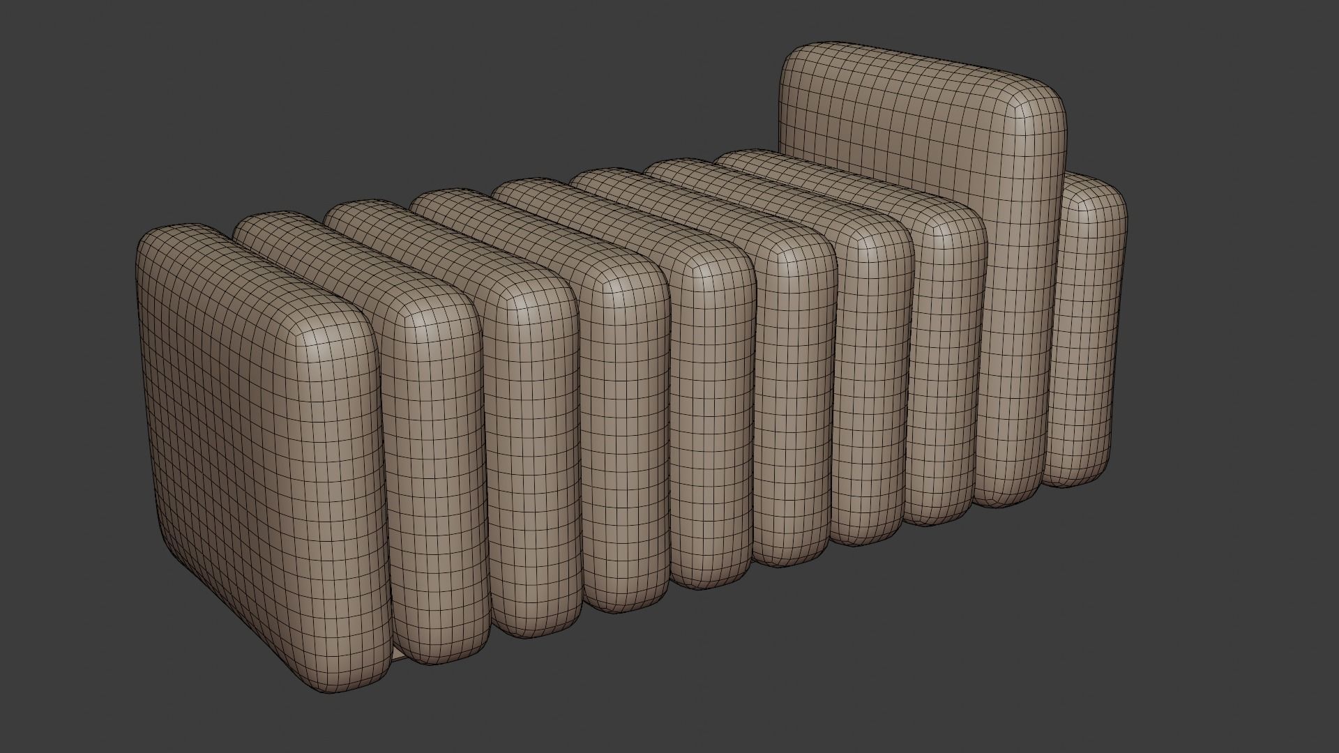 Sofa in a light and luxurious style 3D model_6