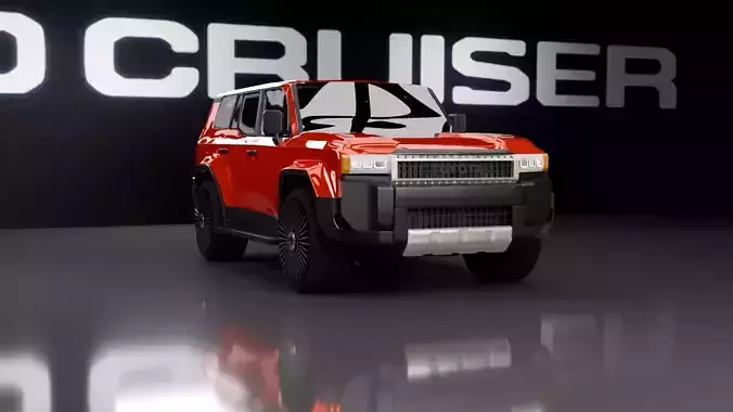 2024 Toyota Landcruiser Free 3D model