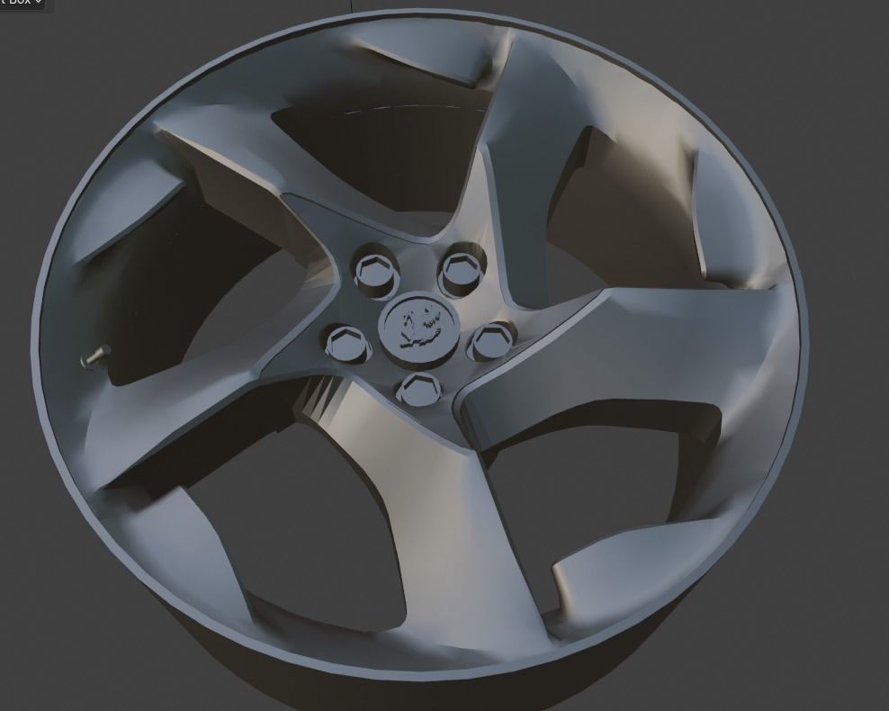 Ferrari SF90 XX Stradale OEM Wheels Rims 3D Print Ready 3D print model_1