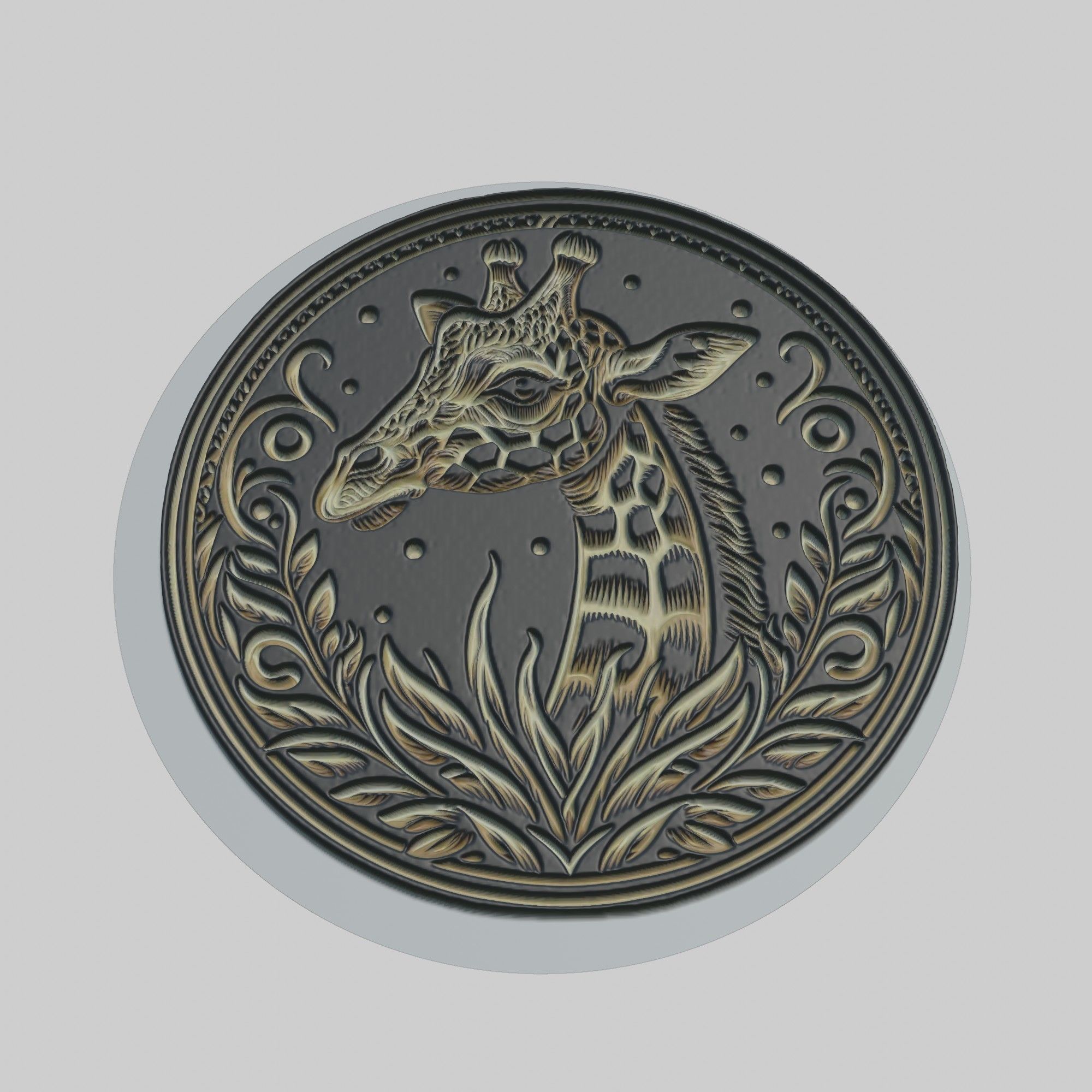 Giraffe Animal 3D print model_1