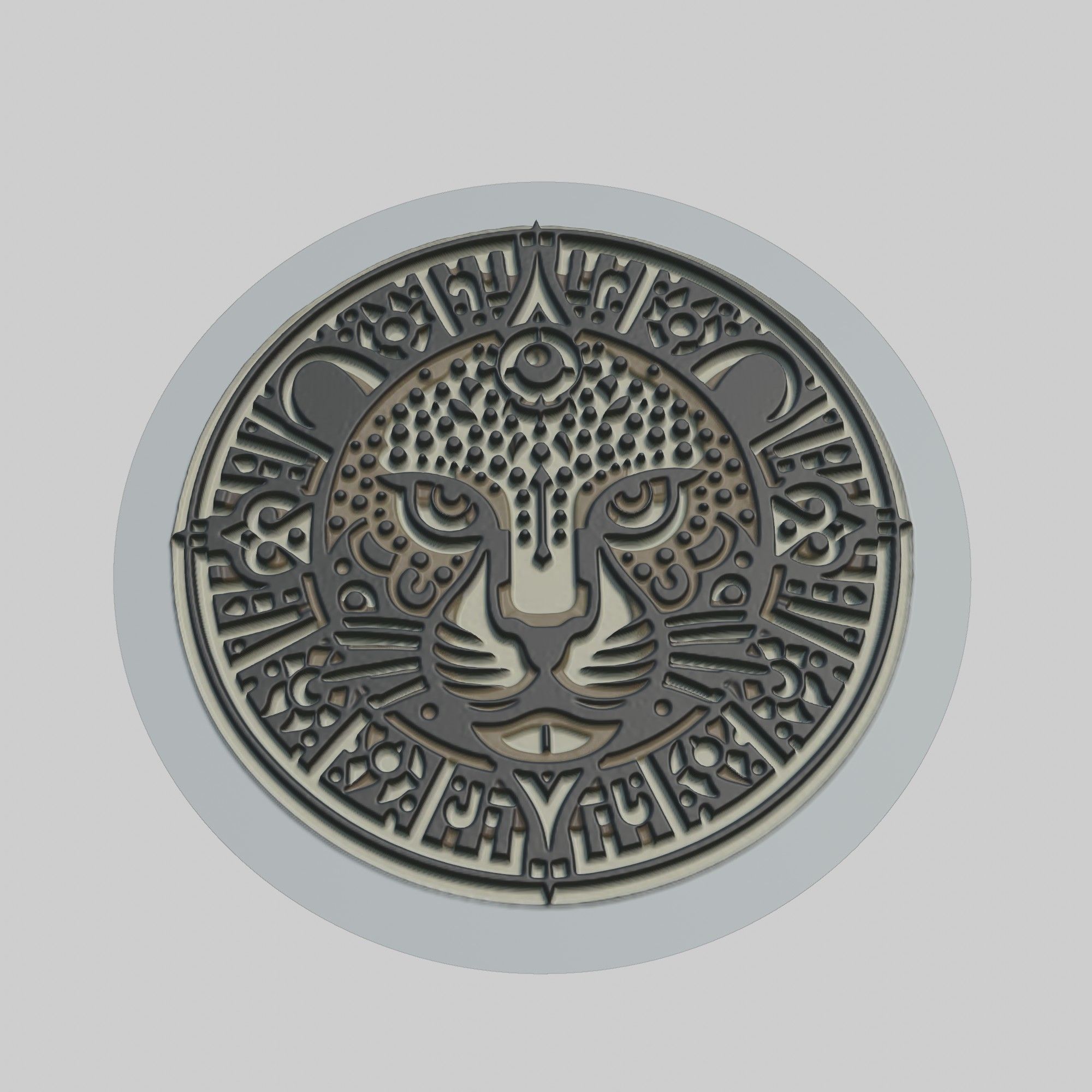 Jaguar Animal 3D print model_1