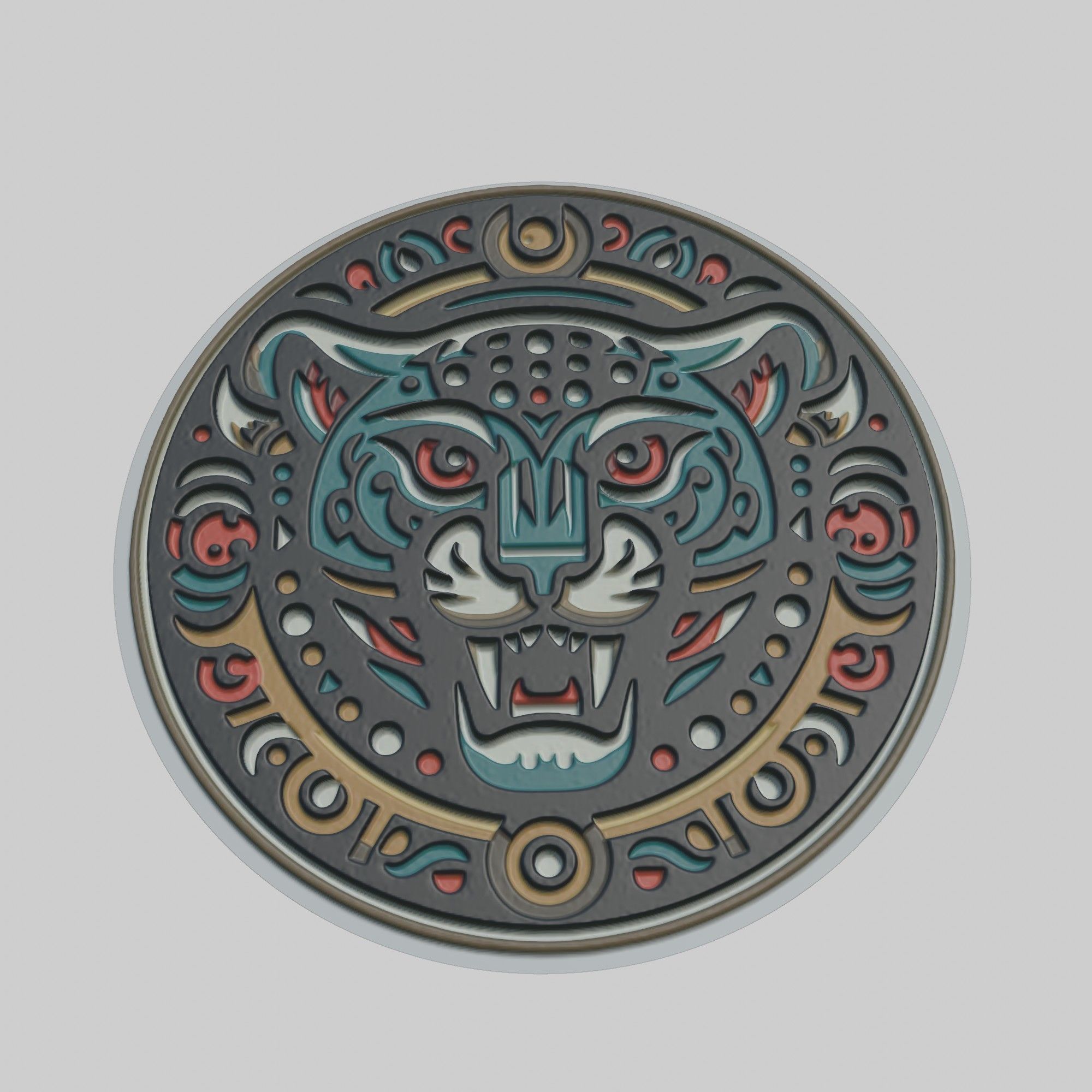 Jaguar Animal 3D print model_1