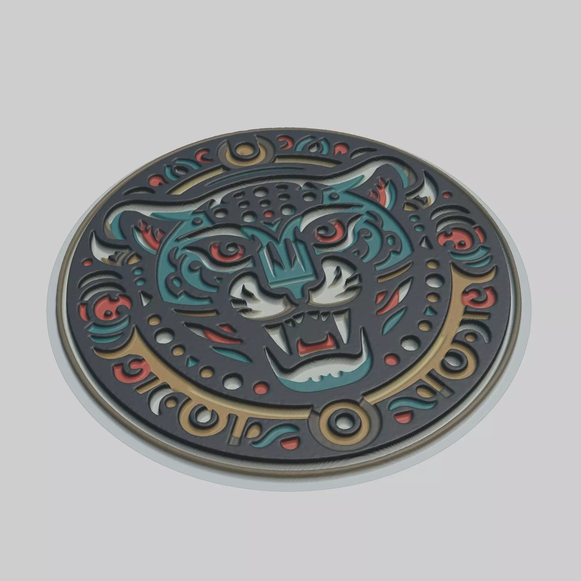 Jaguar Animal 3D print model_0