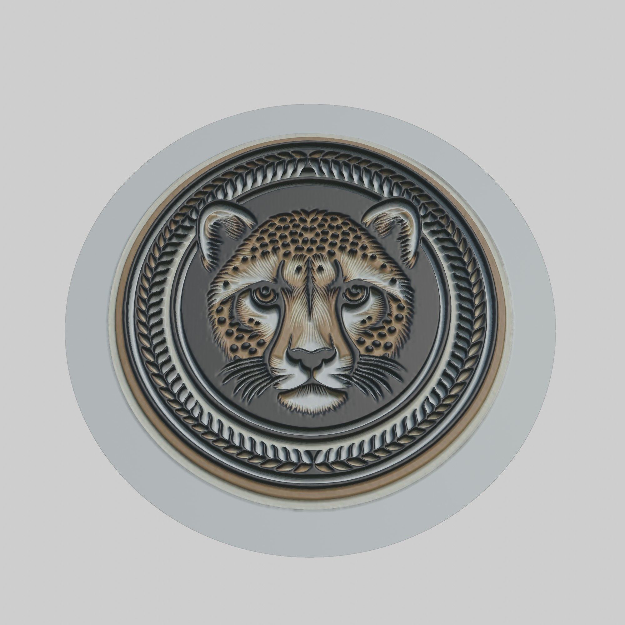 Cheetah Animal 3D print model_1
