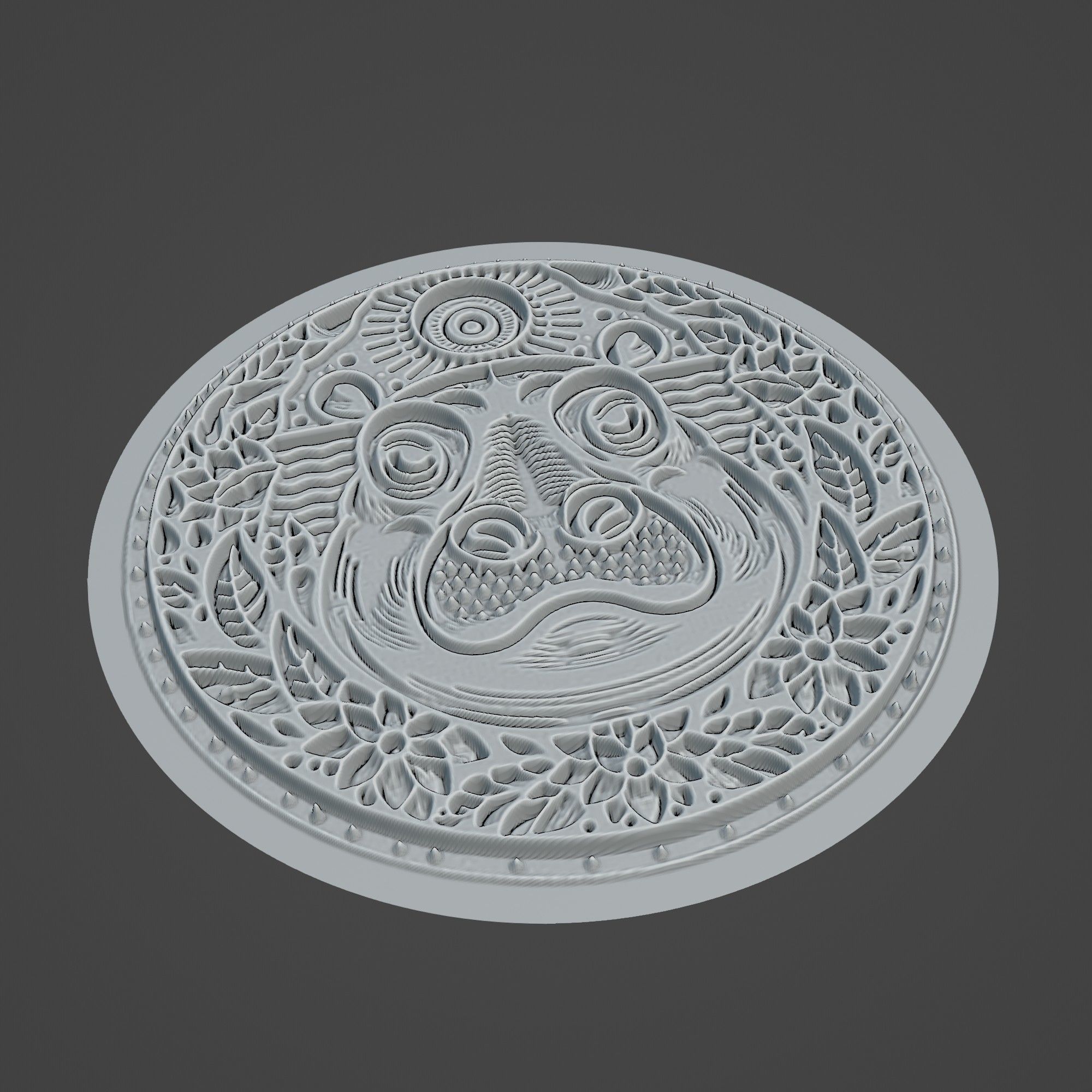 Hippopotamus Animal 3D print model_2