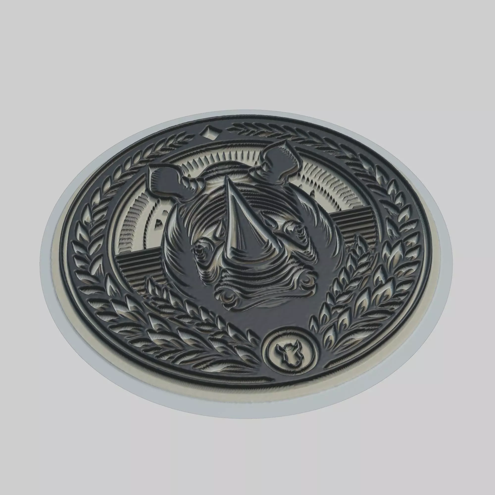 Rhinoceros Animal 3D print model_0