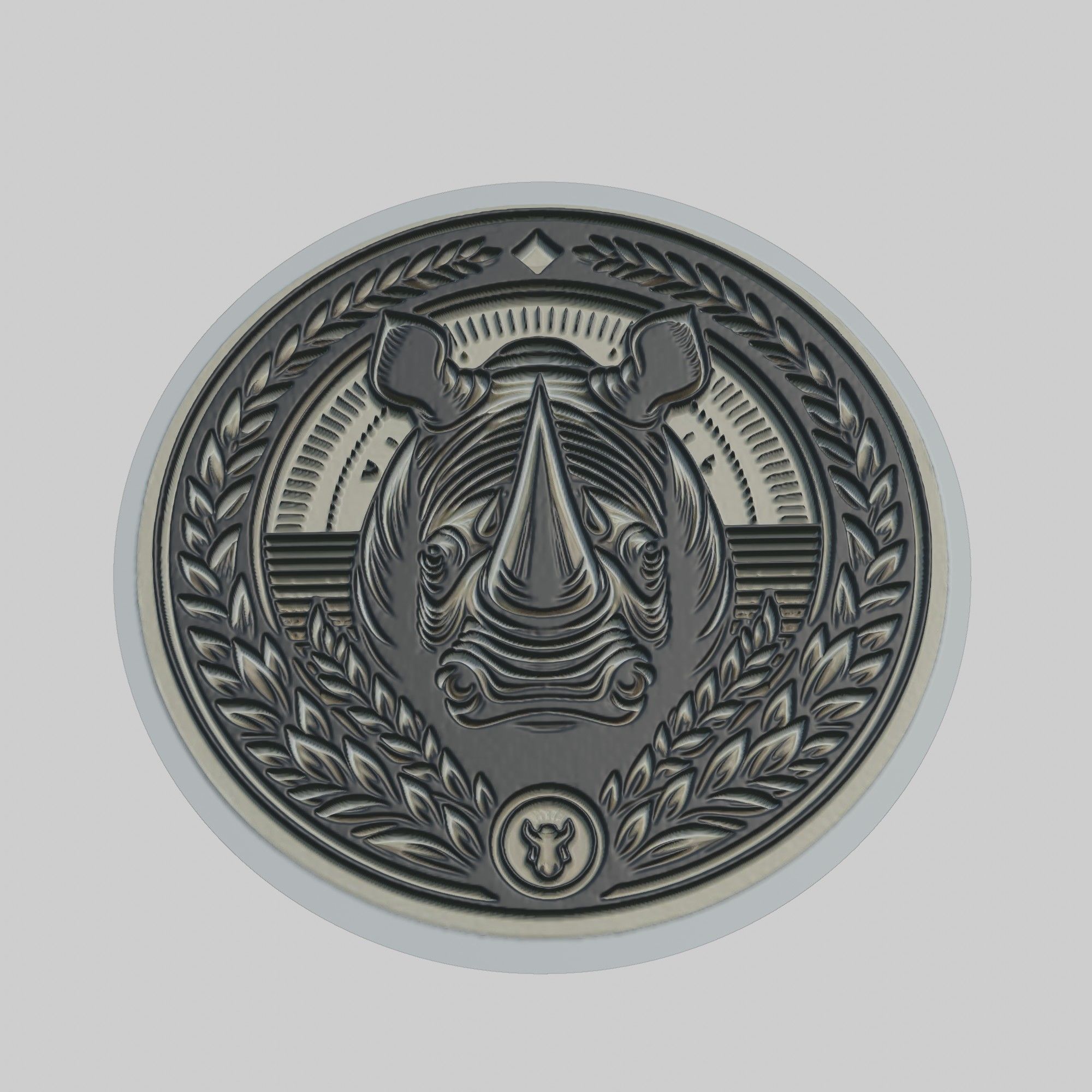 Rhinoceros Animal 3D print model_1