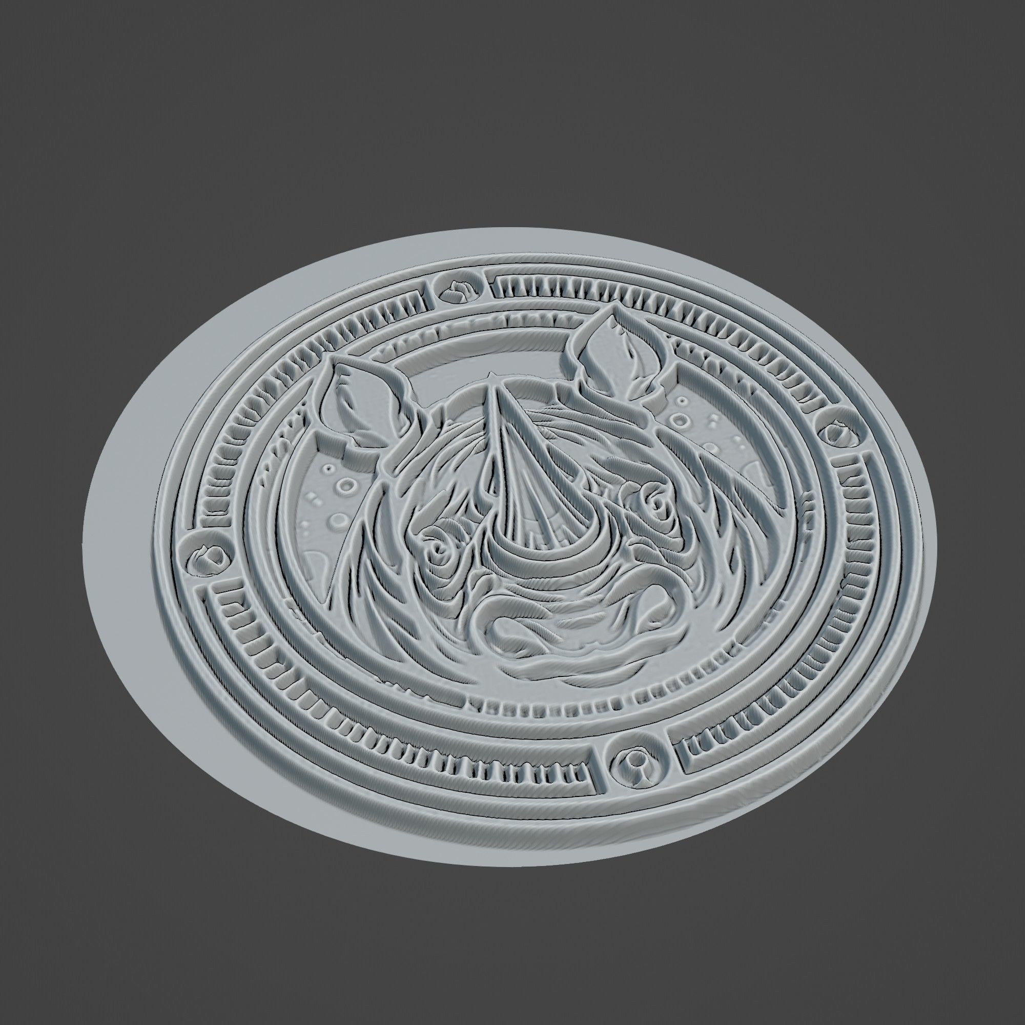 Rhinoceros Animal 3D print model_2