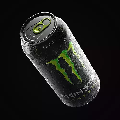 Monster Energy Drink Can 3D model