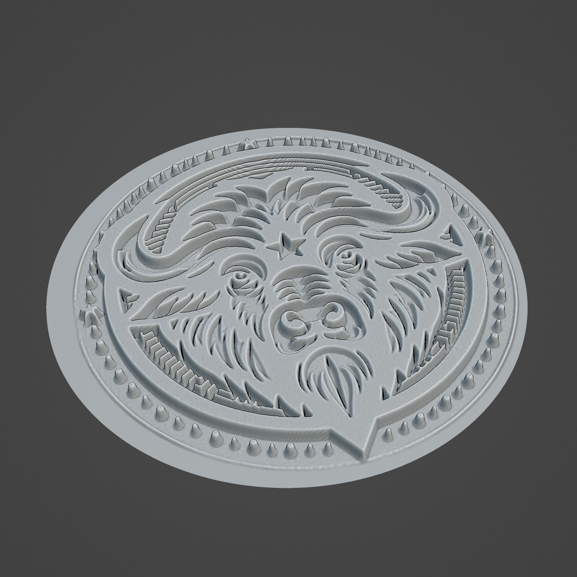 Buffalo Animal 3D print model_2