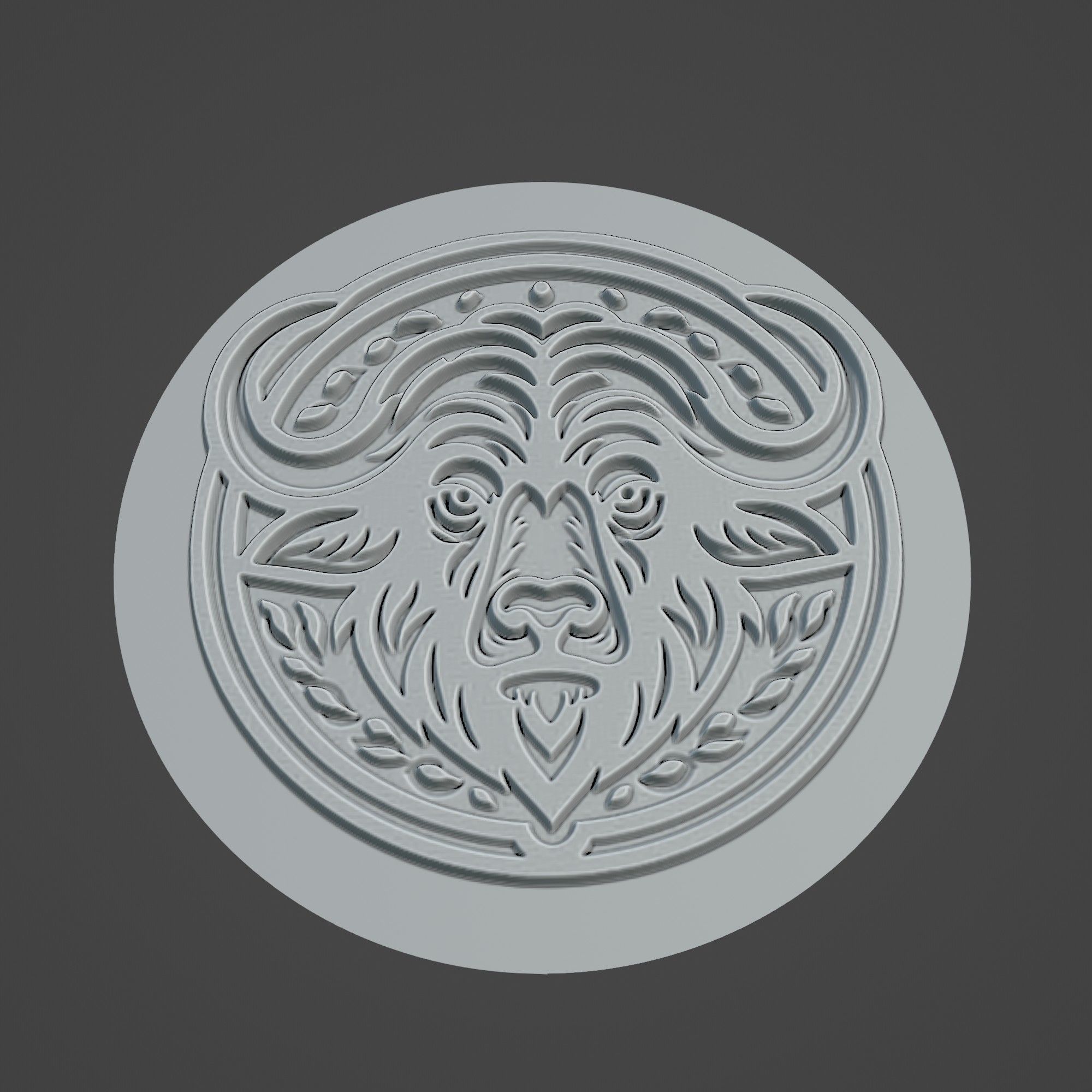 Buffalo Animal 3D print model_3