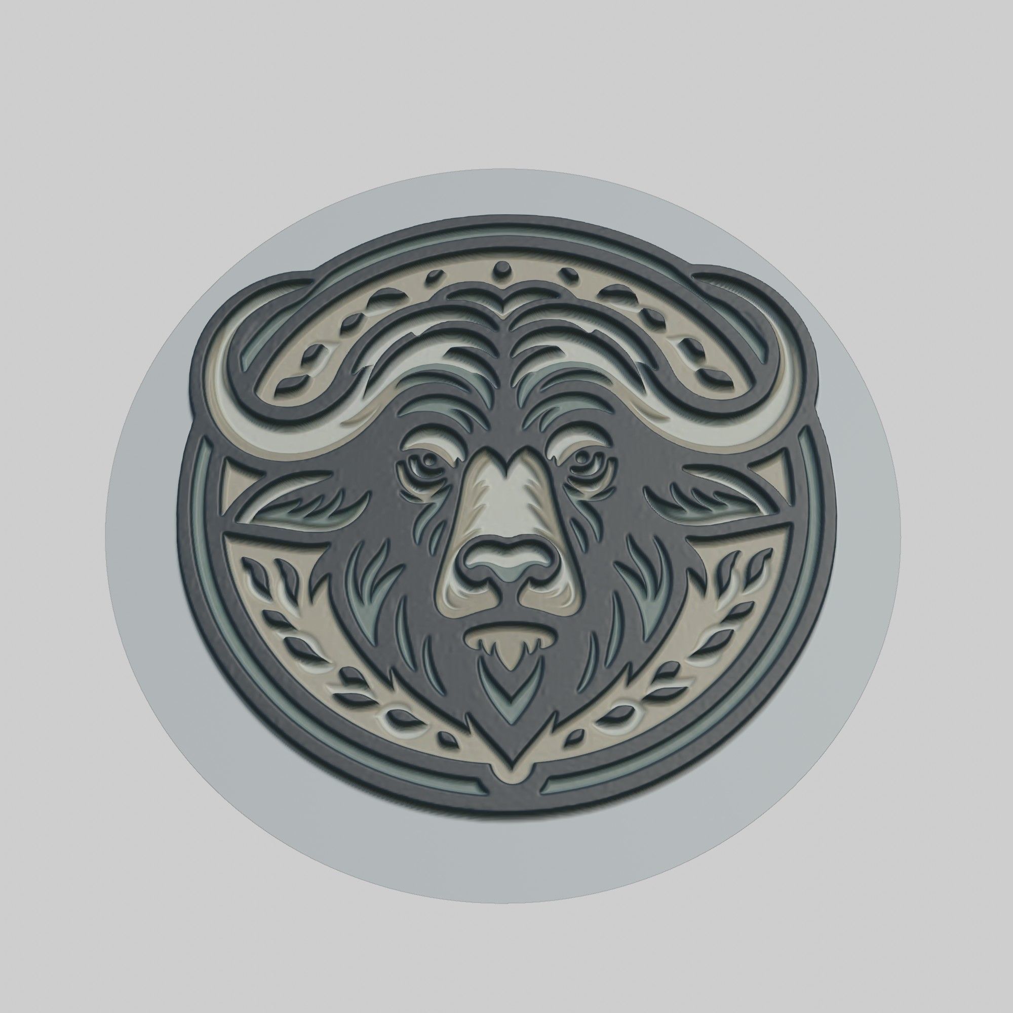 Buffalo Animal 3D print model_1