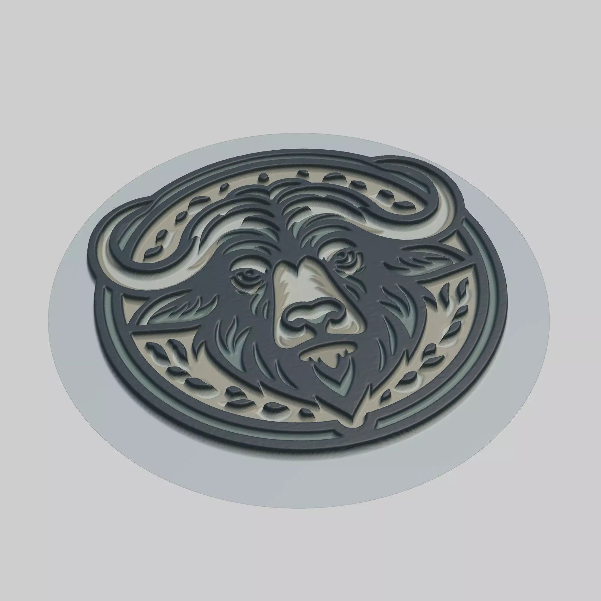 Buffalo Animal 3D print model_0
