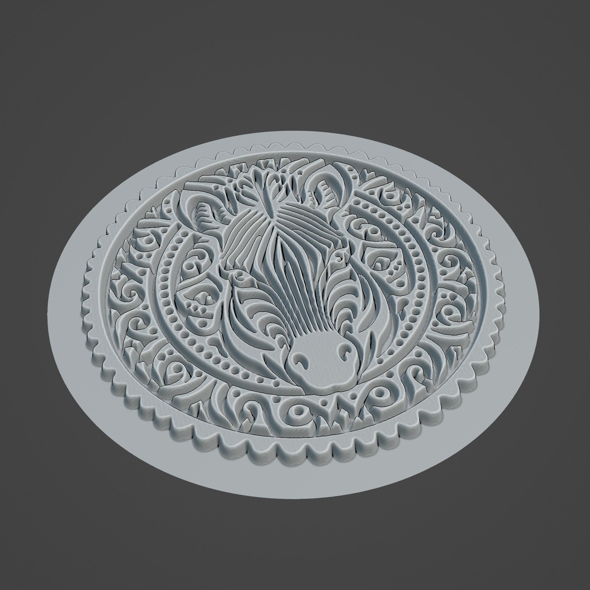 Zebra Animal 3D print model_2