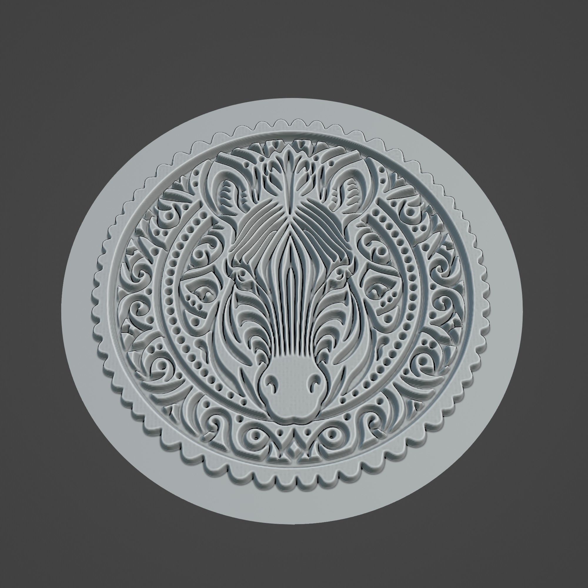 Zebra Animal 3D print model_3