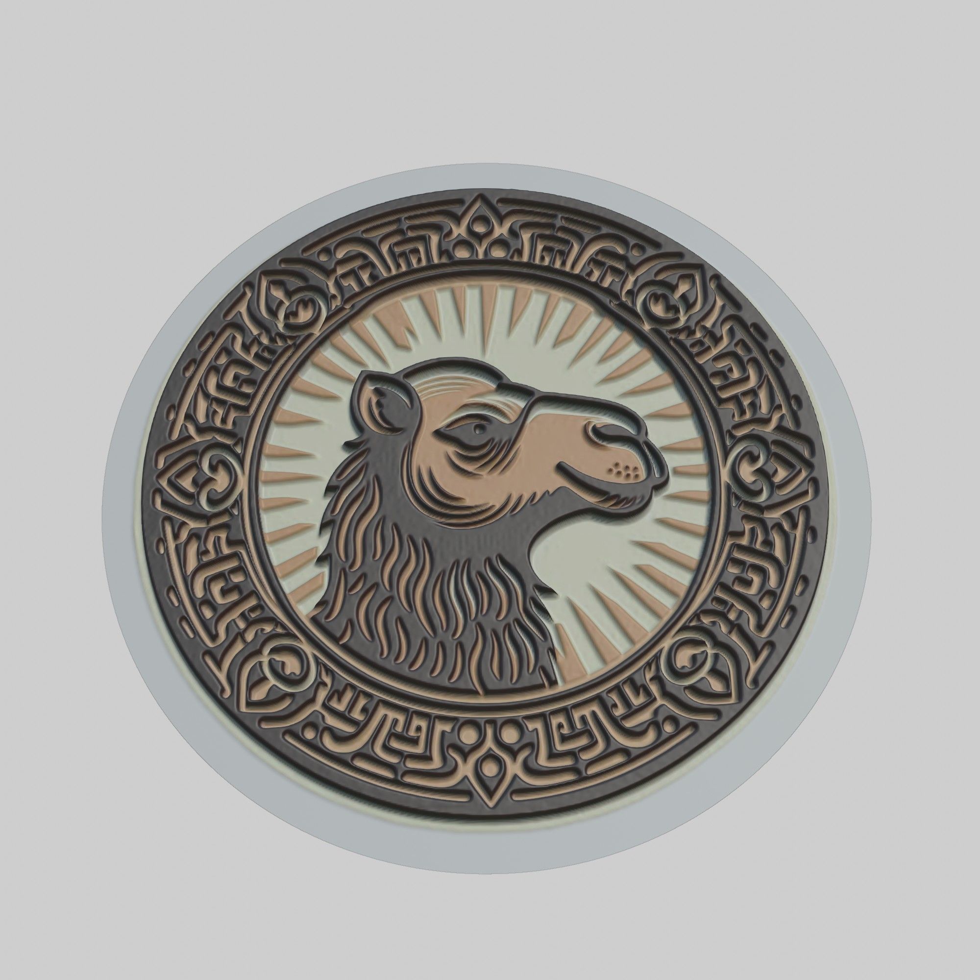 Camel Animal 3D print model_1