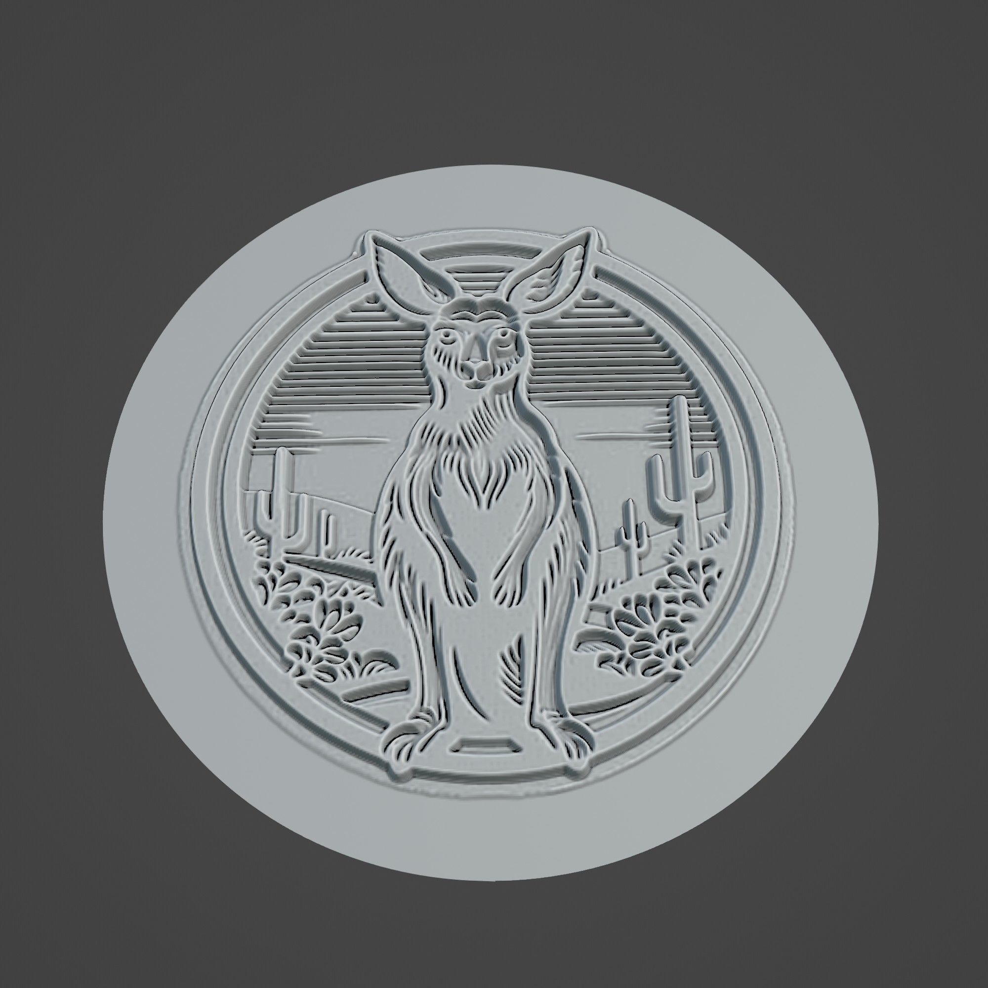 Kangaroo Animal 3D print model_3