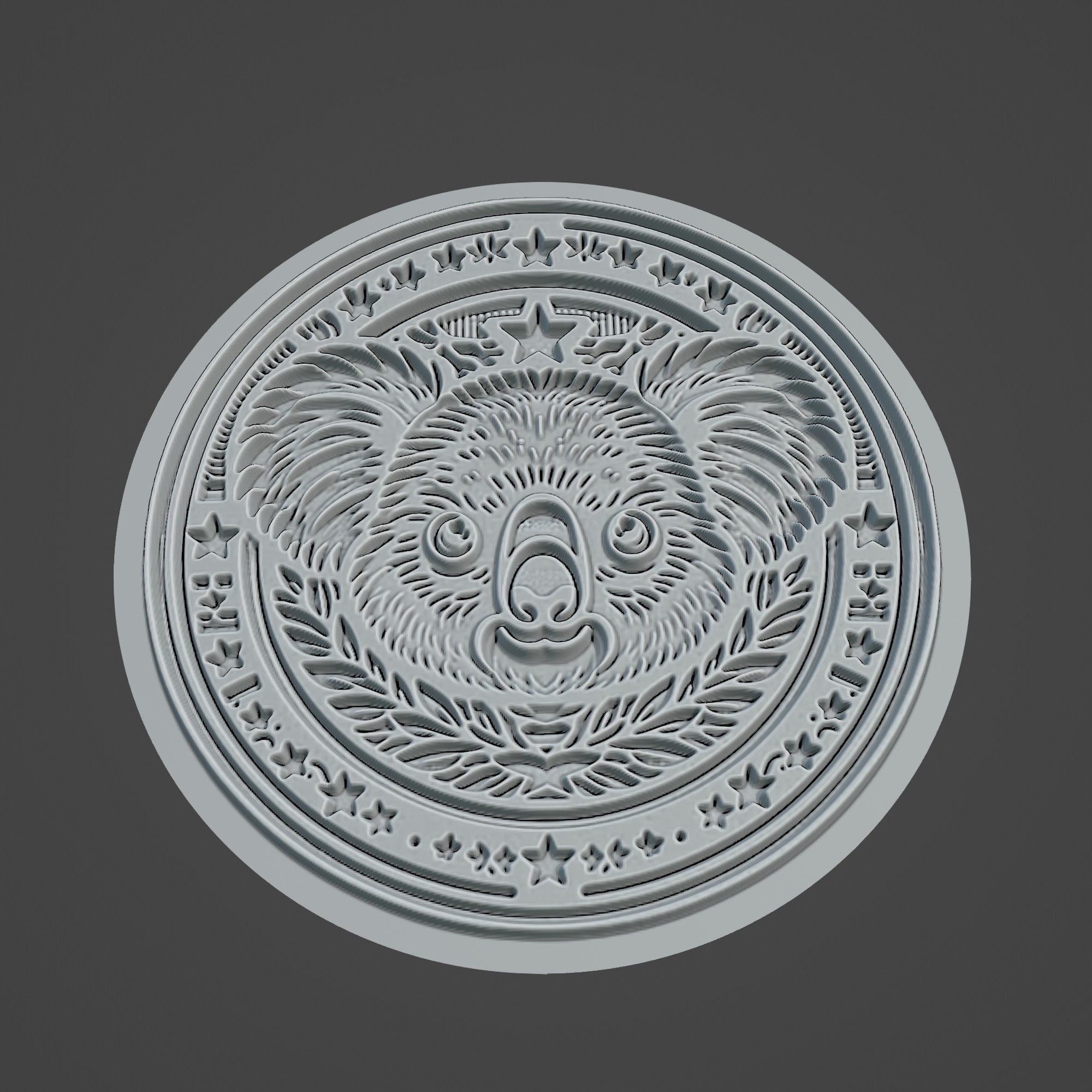 Koala Animal 3D print model_3