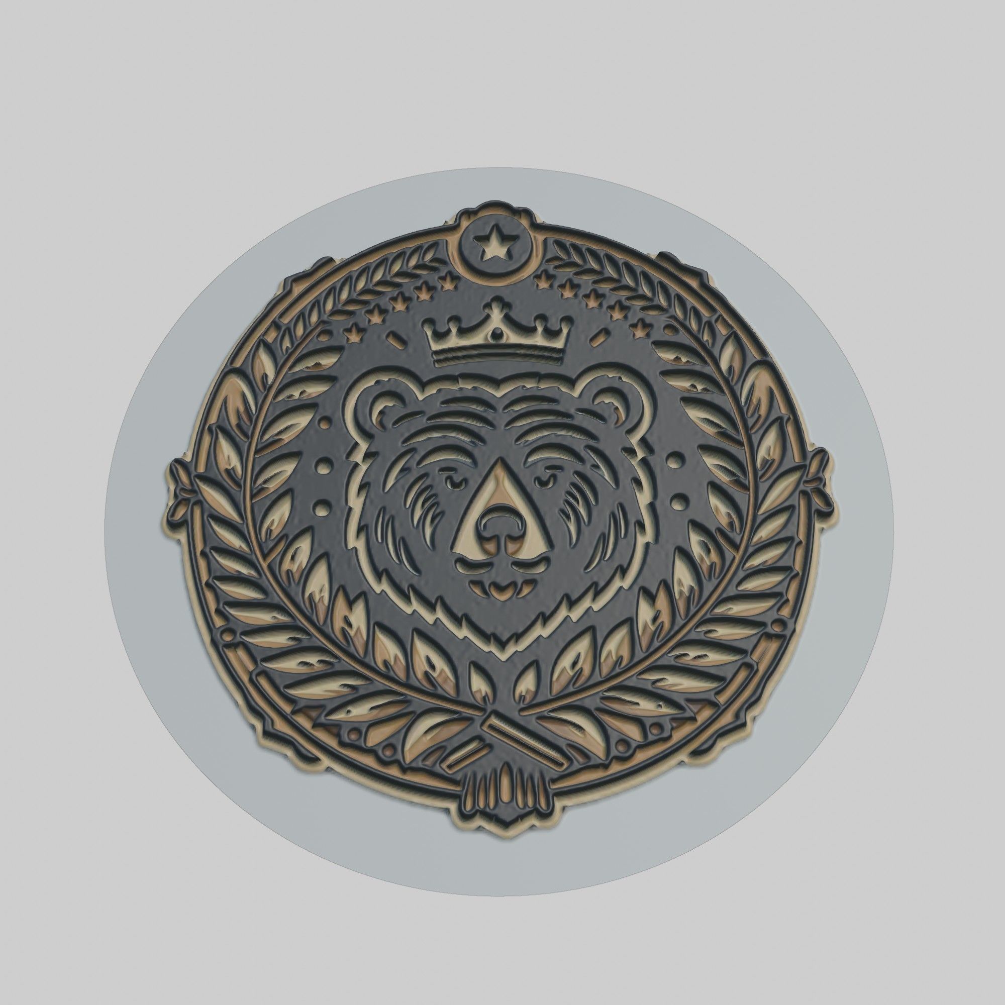 Bear Animal 3D print model_1