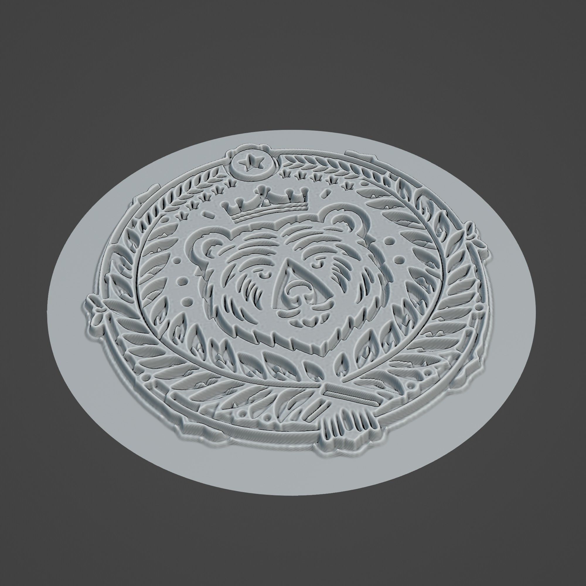 Bear Animal 3D print model_2