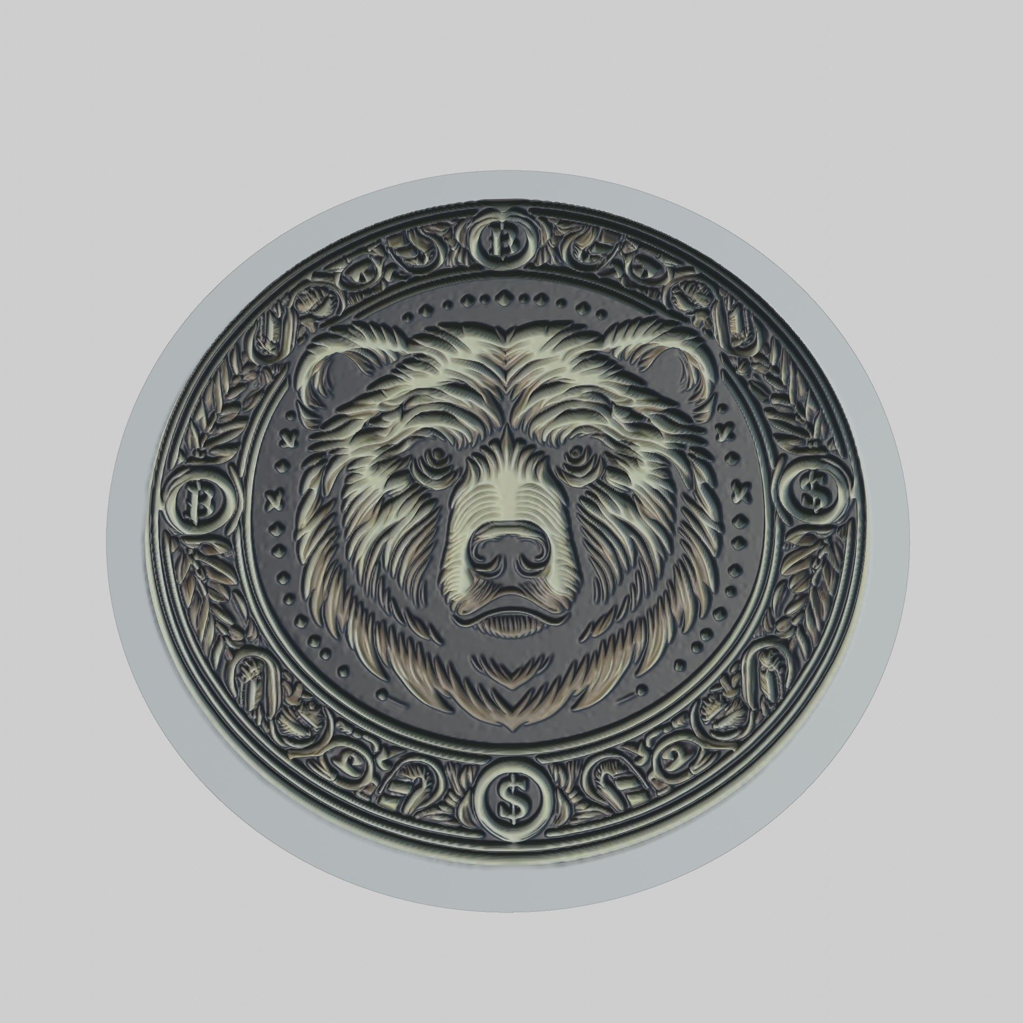 Bear Animal 3D print model_1