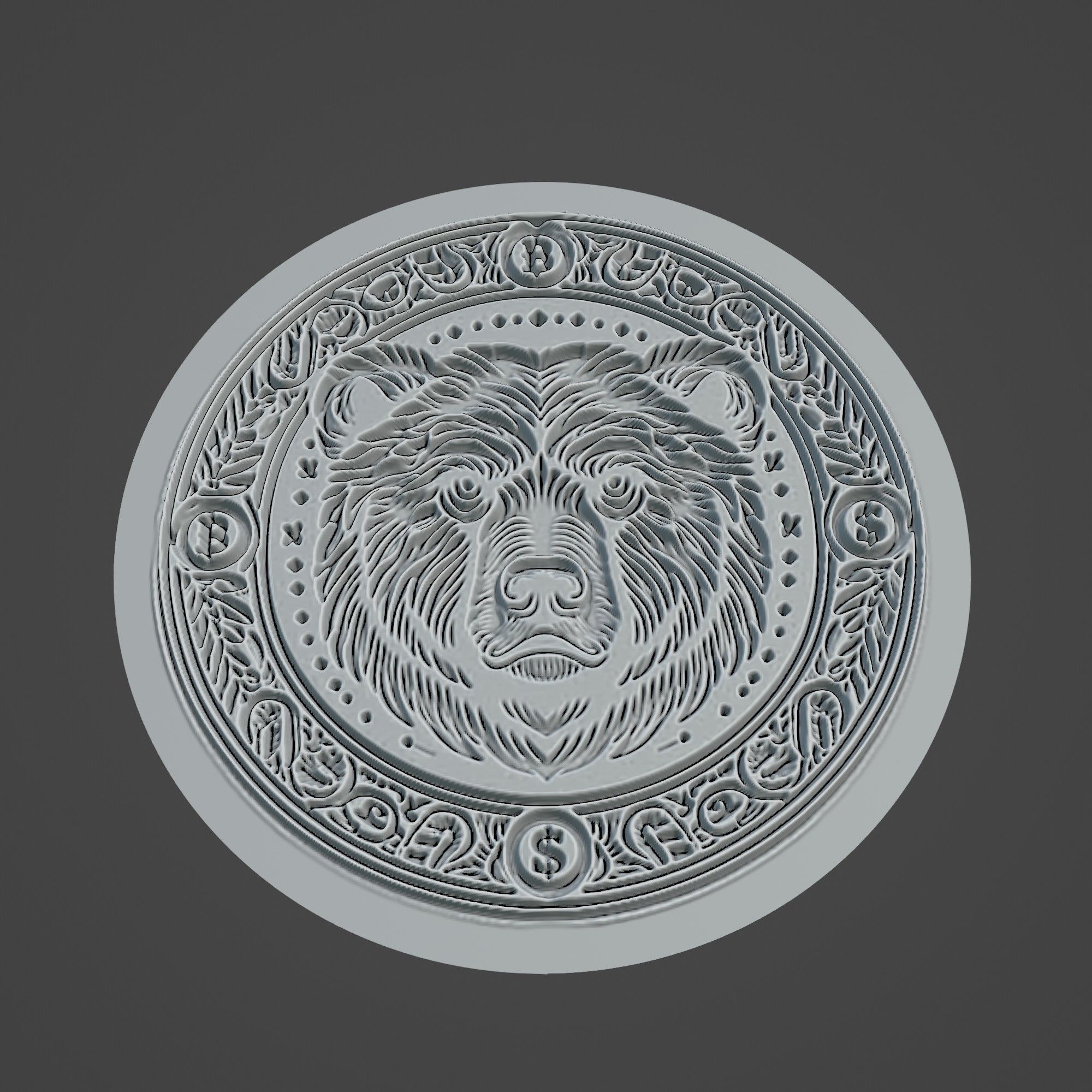Bear Animal 3D print model_3